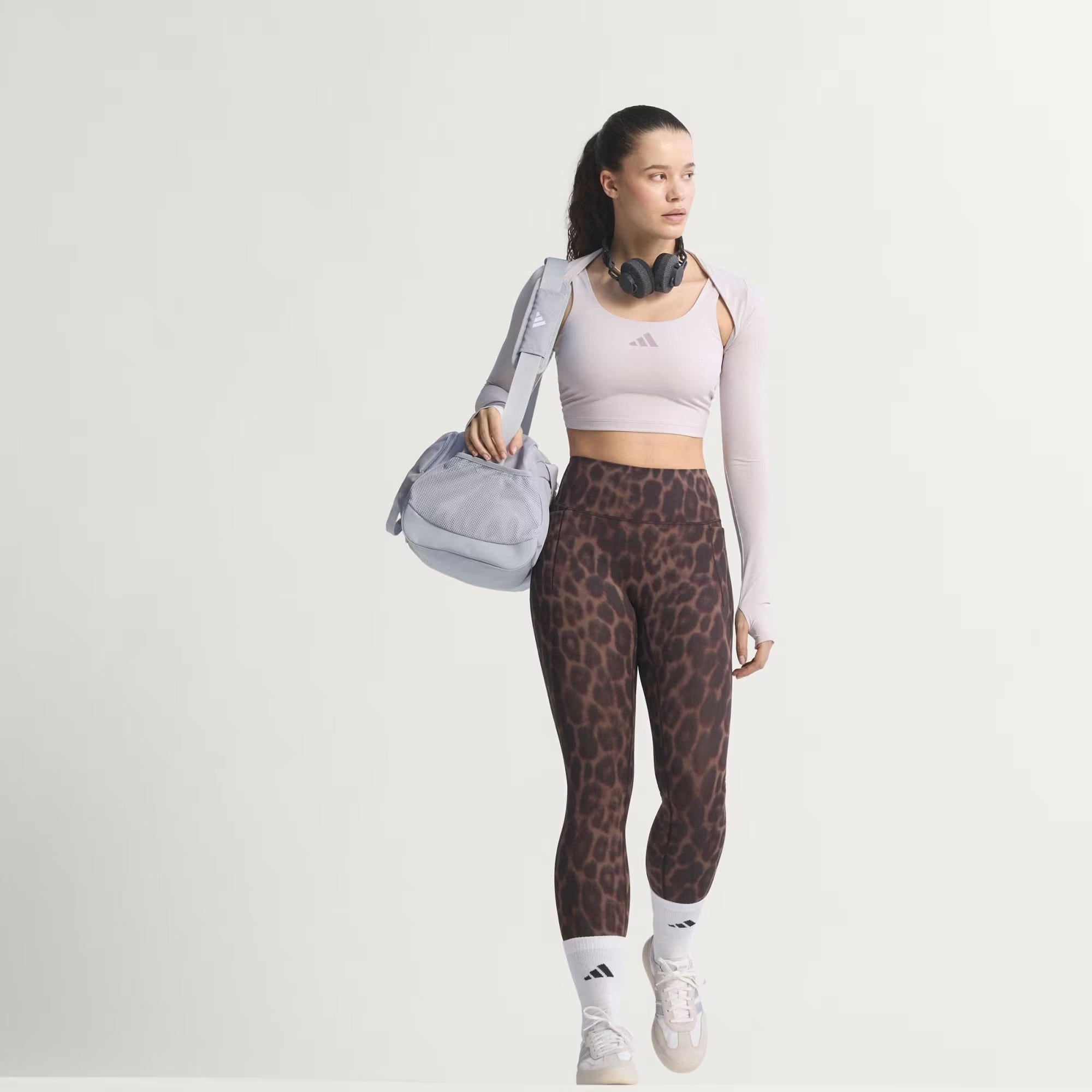 adidas Optime Leopard 7/8 Kadın Tayt