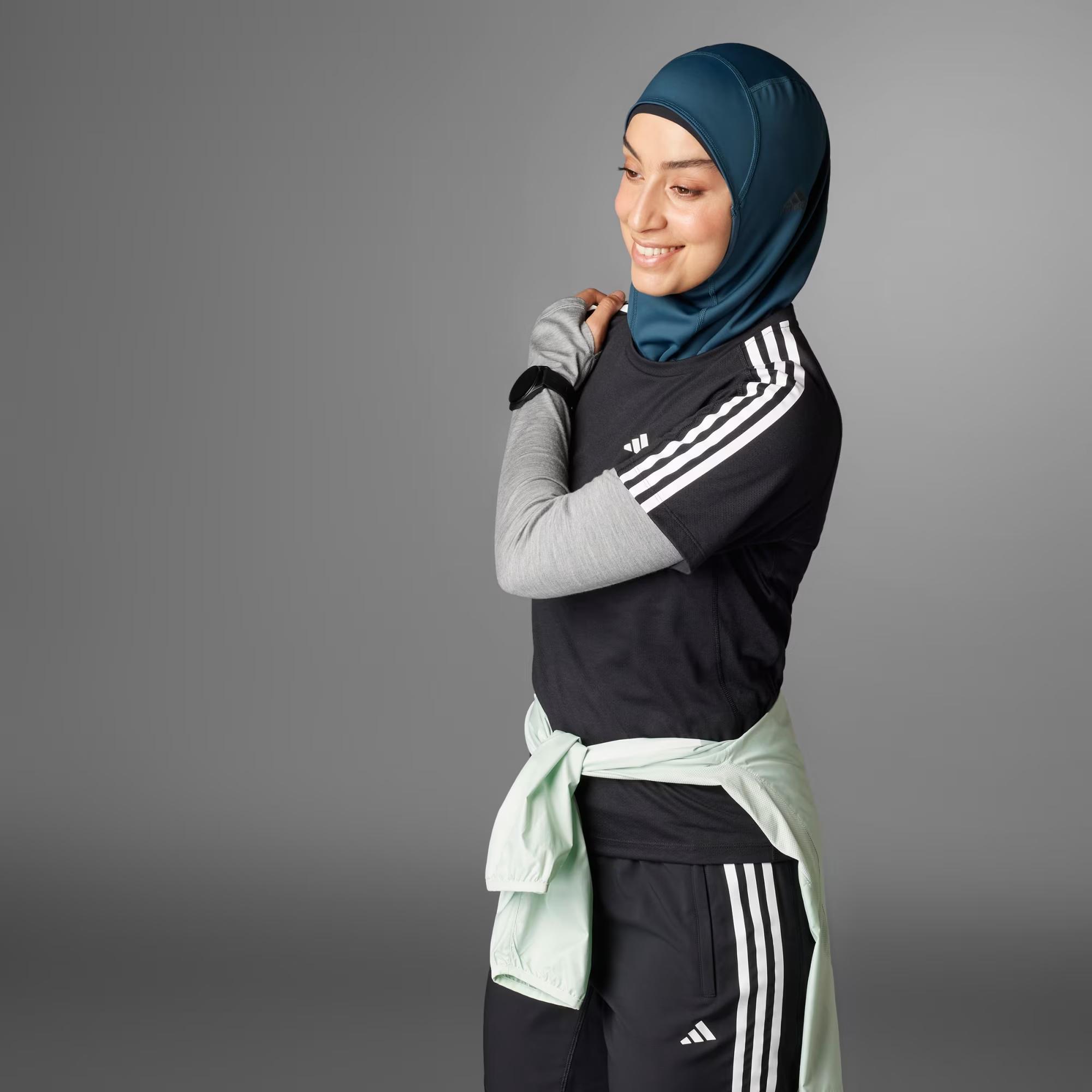 adidas Own The Run 3-Stripes Kadın Tişört