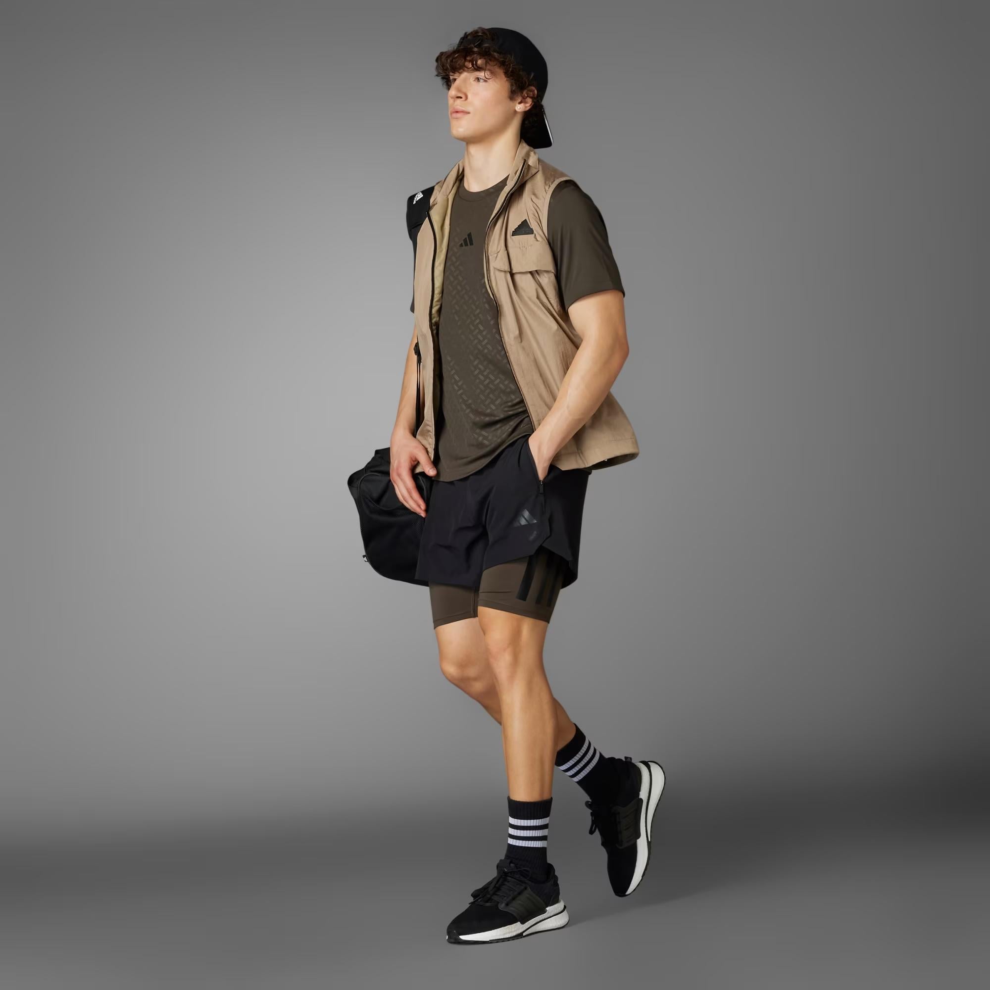 adidas Power Workout Two IN One Erkek Şort
