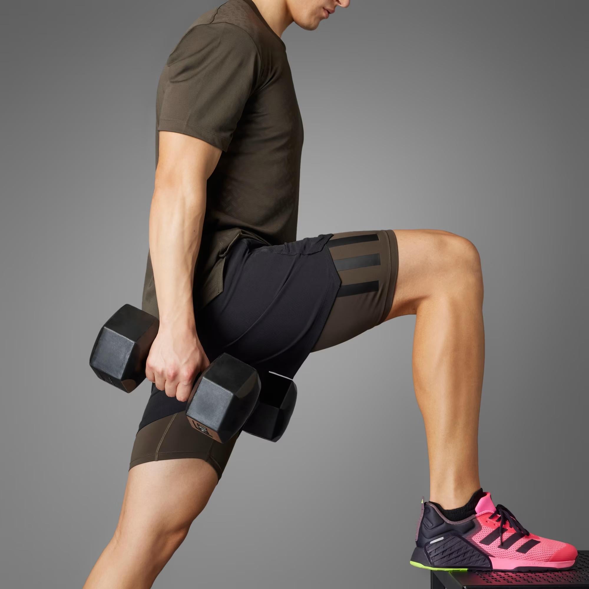 adidas Power Workout Two IN One Erkek Şort
