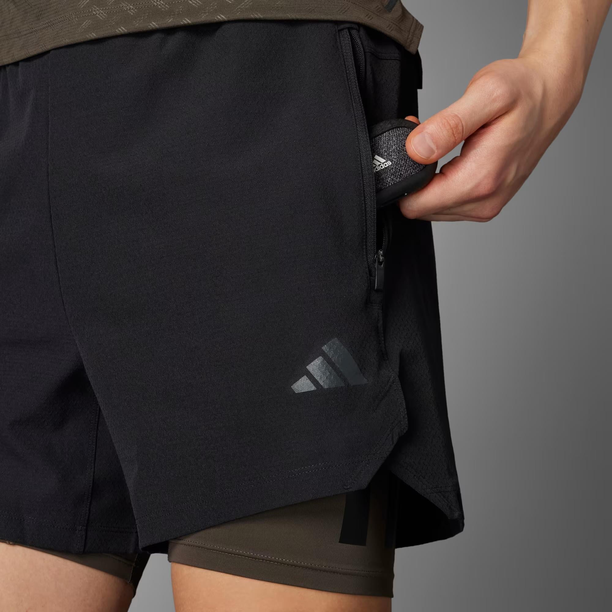 adidas Power Workout Two IN One Erkek Şort