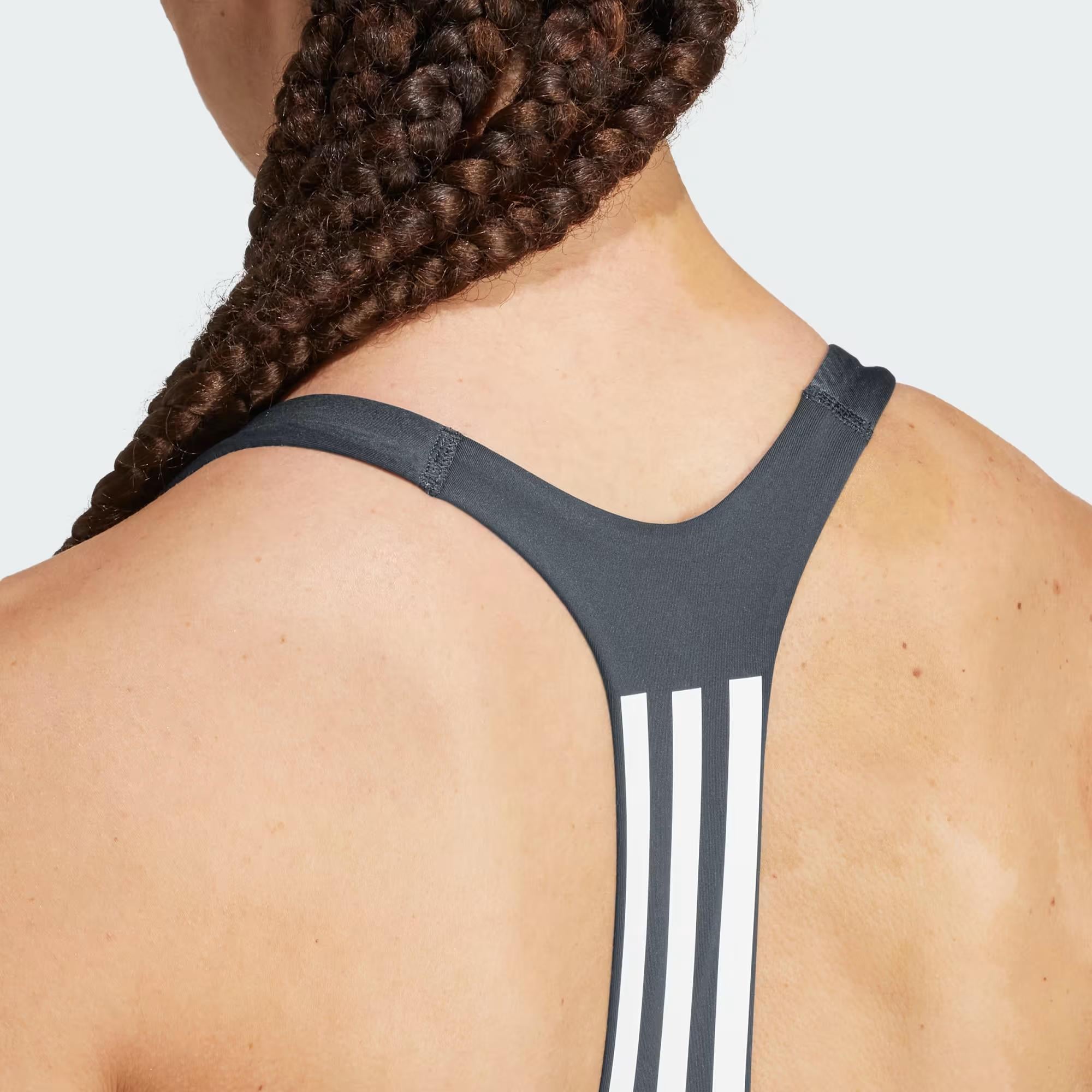 adidas Powerimpact Training Medium-Support 3-Stripes Kadın Büstiyer
