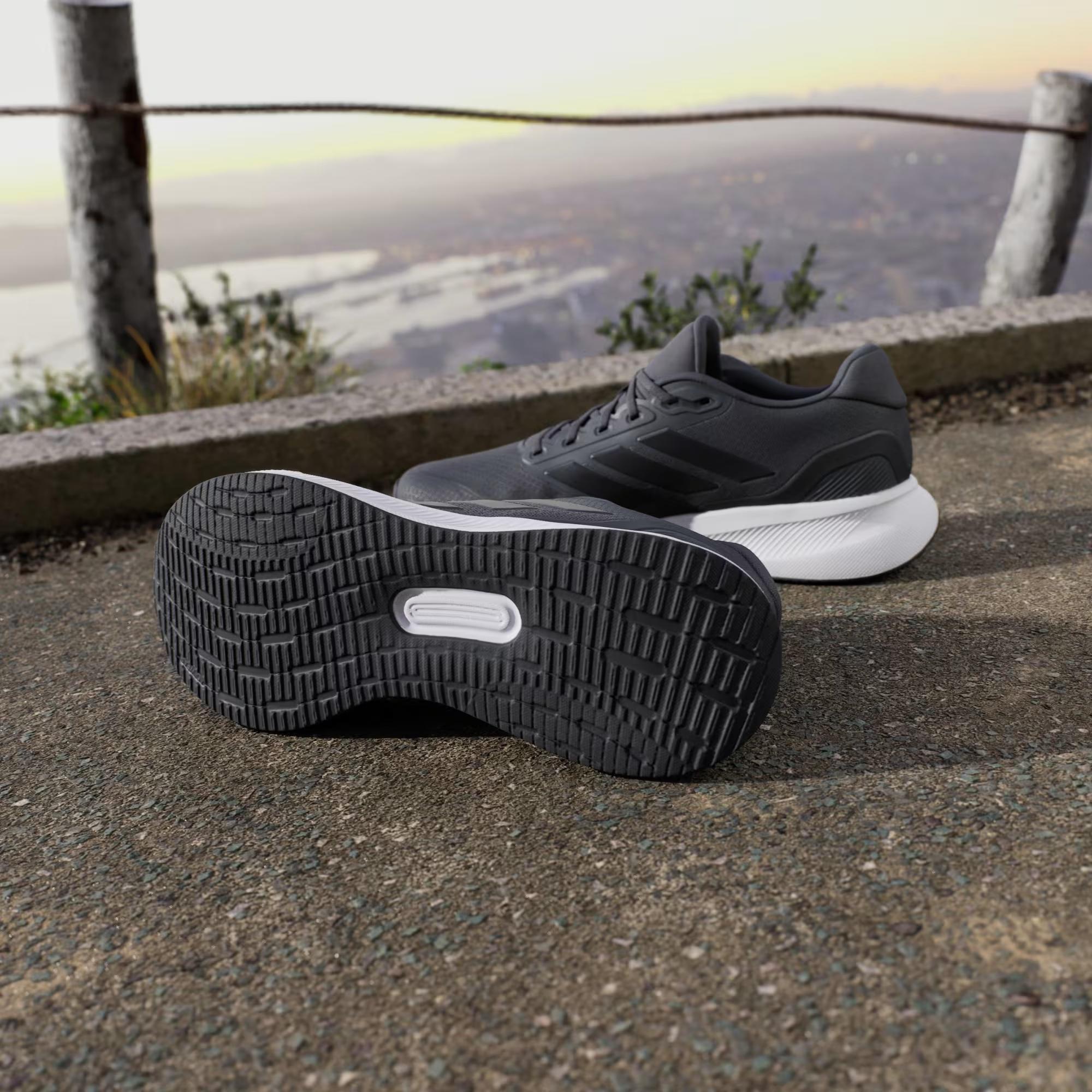 Adidas adidas Gri Runfalcon 5 Erkek Koşu Ayakkabısı Koşu & Yürüyüş Ayakkabıları | Dalkılıç Spor Gri - 4. görsel