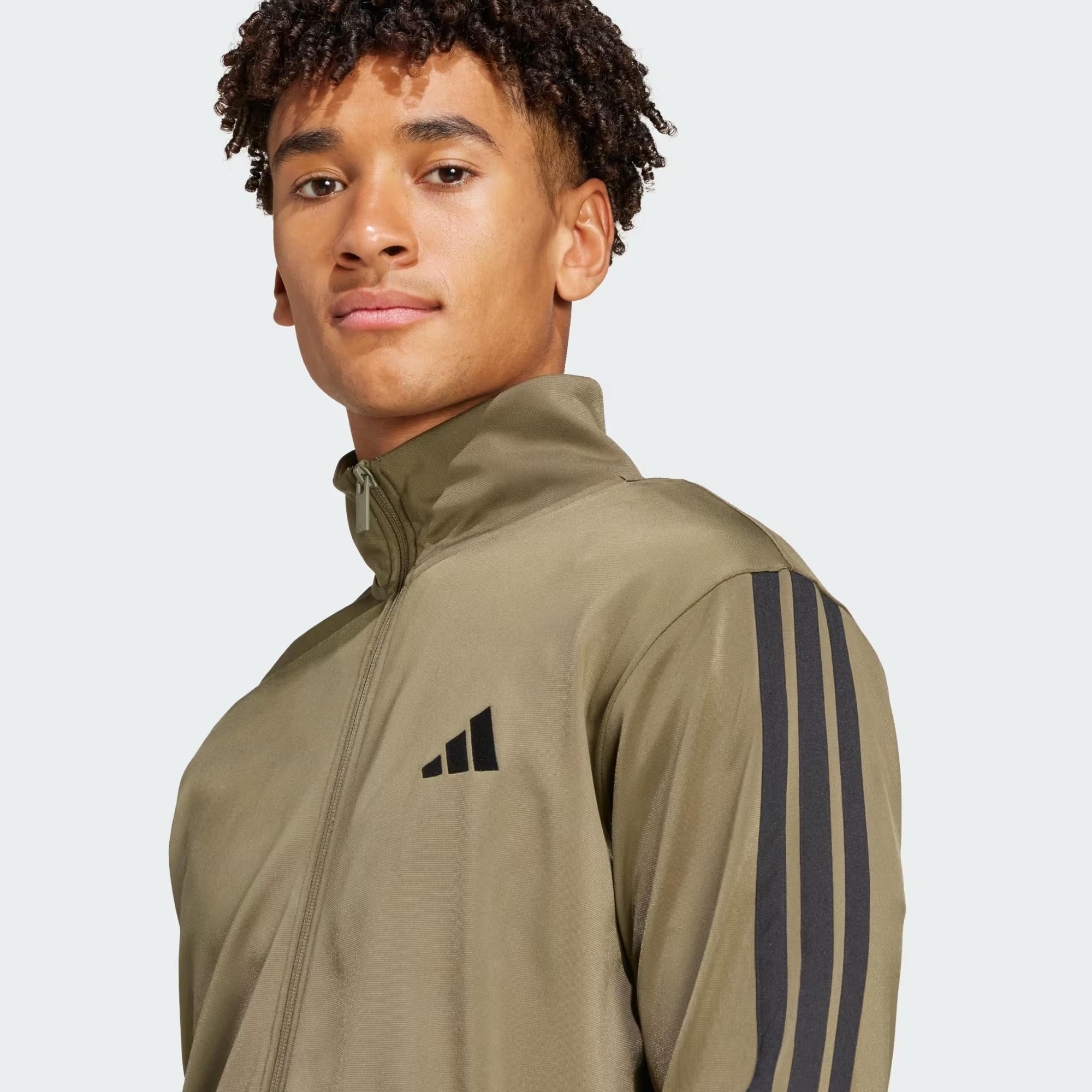 adidas Sportswear Basic 3 Stripes Tricot Erkek Eşofman Takımı