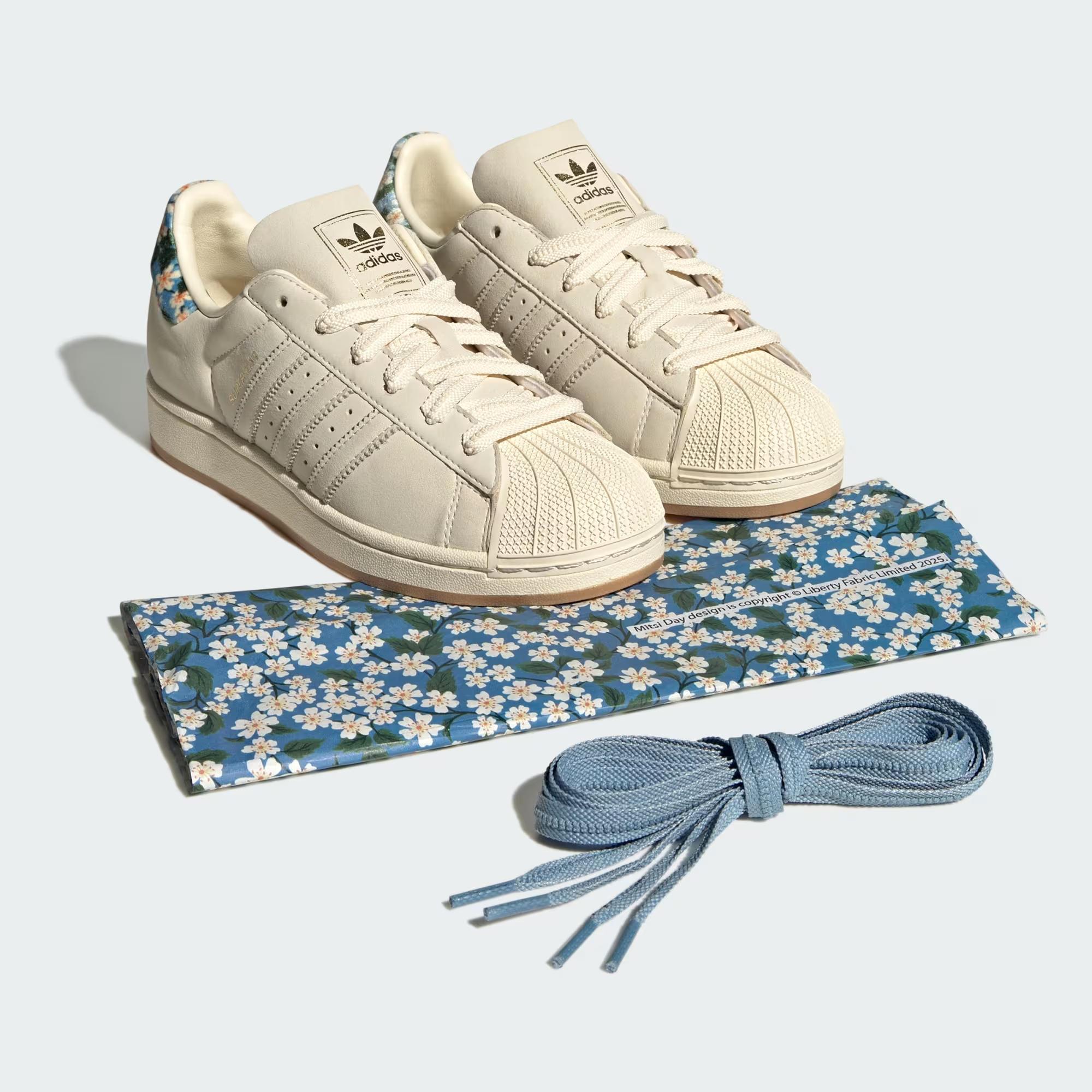 adidas Superstar II X Liberty London Kadın Günlük Spor Ayakkabı - Görsel 3