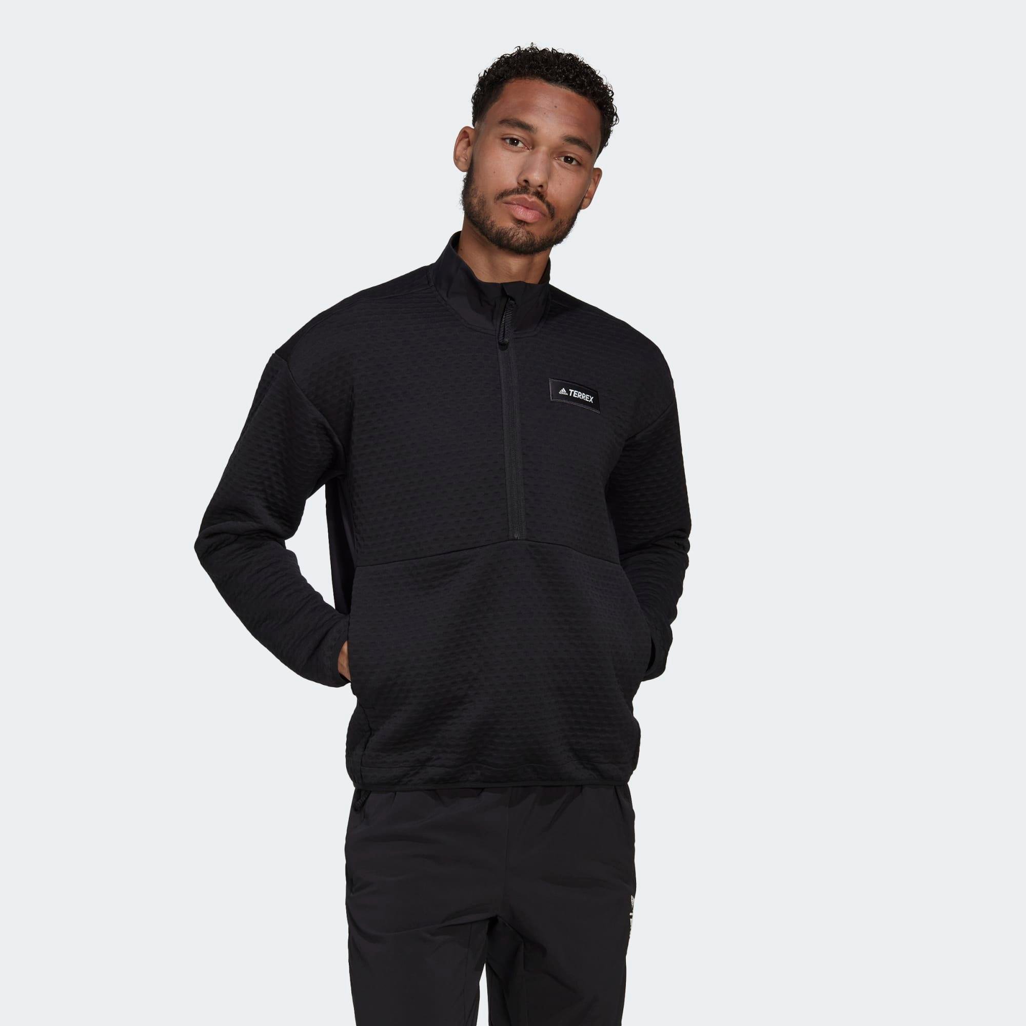 adidas Terrex Hike Half-Zip Polar Erkek Sweatshirt HH9252