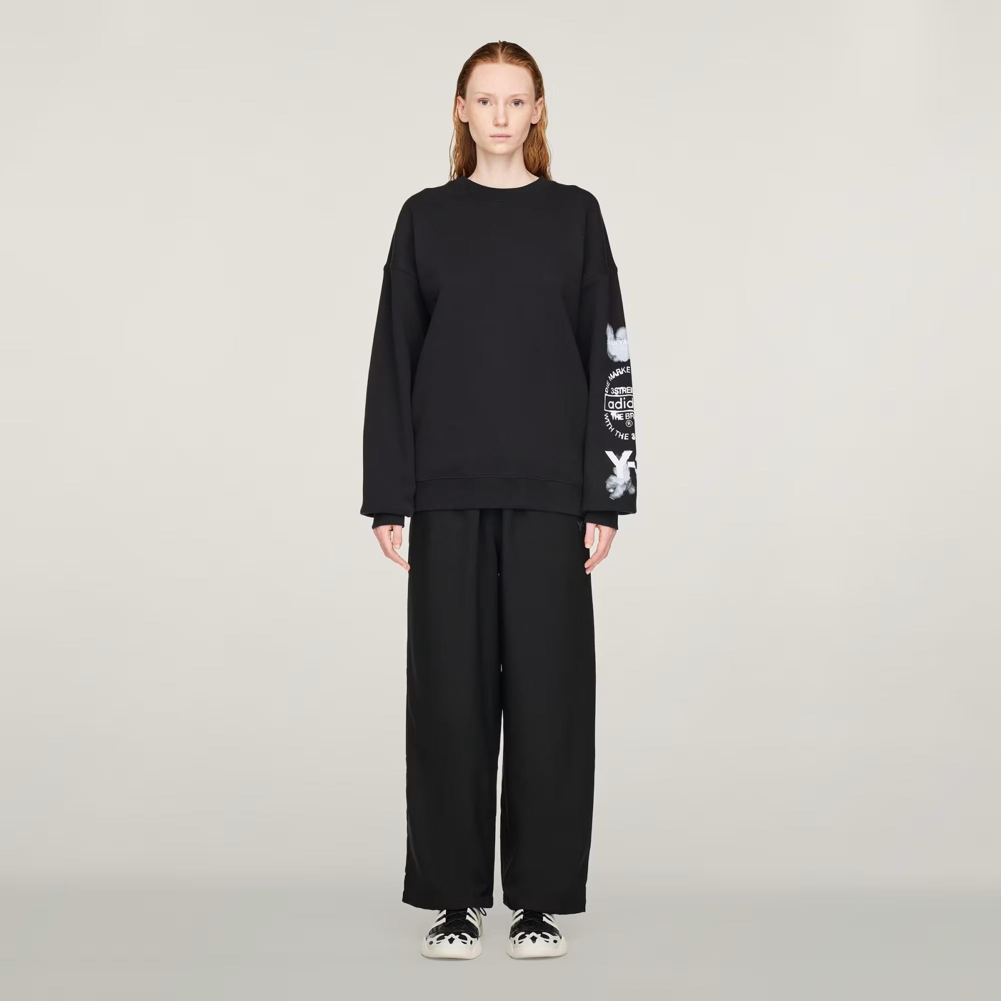 adidas Y-3 Graphic Crew Erkek Sweatshirt