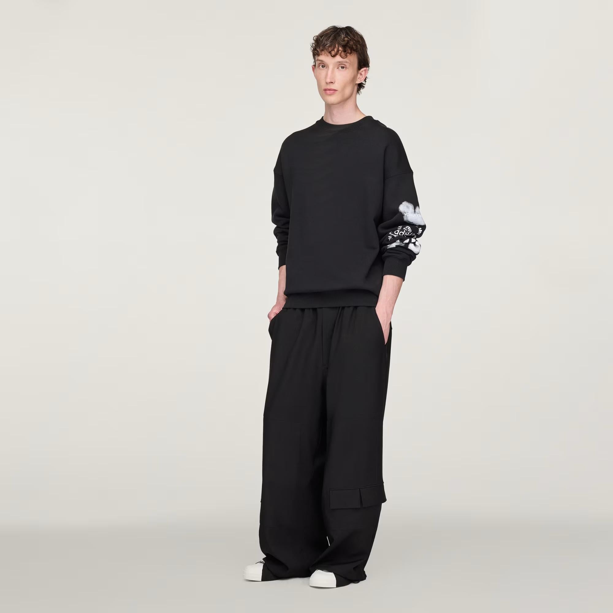 adidas Y-3 Graphic Crew Erkek Sweatshirt