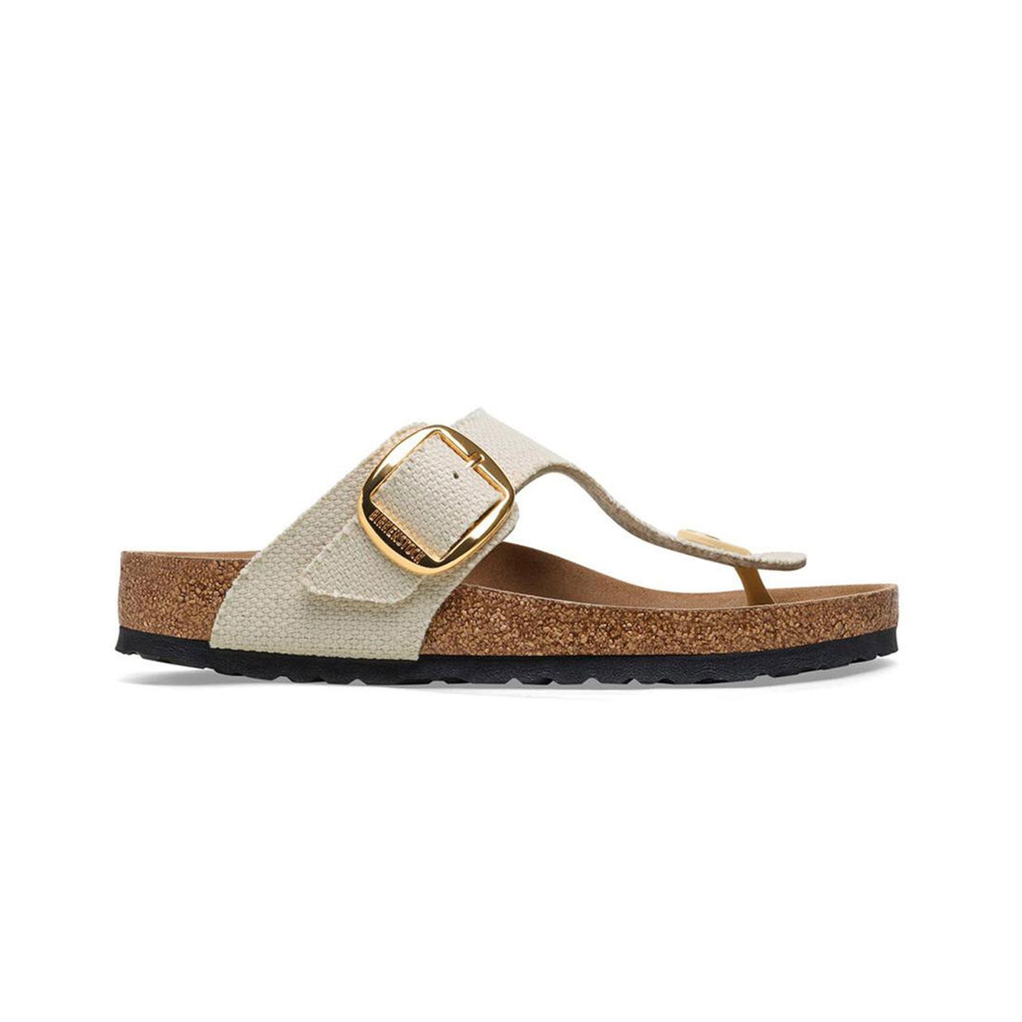 Birkenstock Gizeh Big Buckle Tex Rough Canvas Vegan Kadın Terlik - Görsel 2