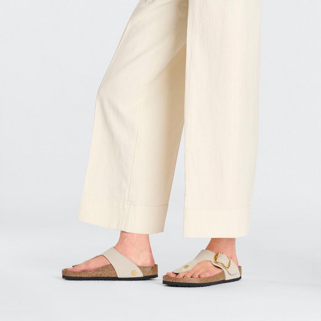 Birkenstock Gizeh Big Buckle Tex Rough Canvas Vegan Kadın Terlik
