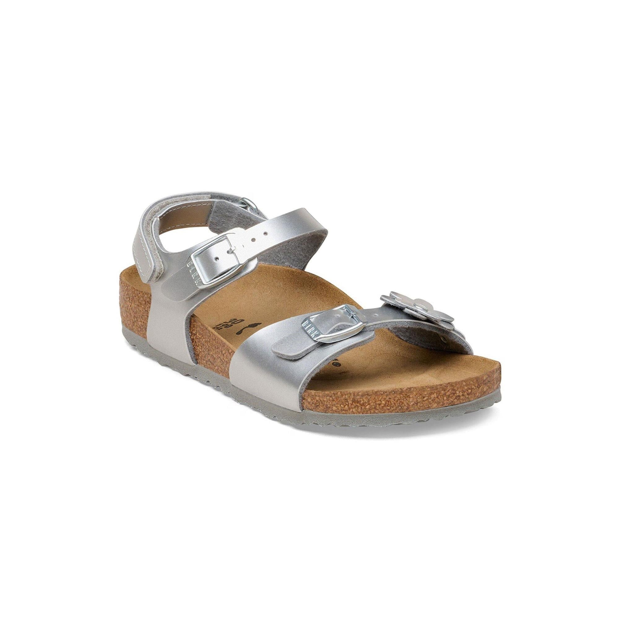 Birkenstock Rio Flowers BF Electric Metallic AS Çocuk Sandalet