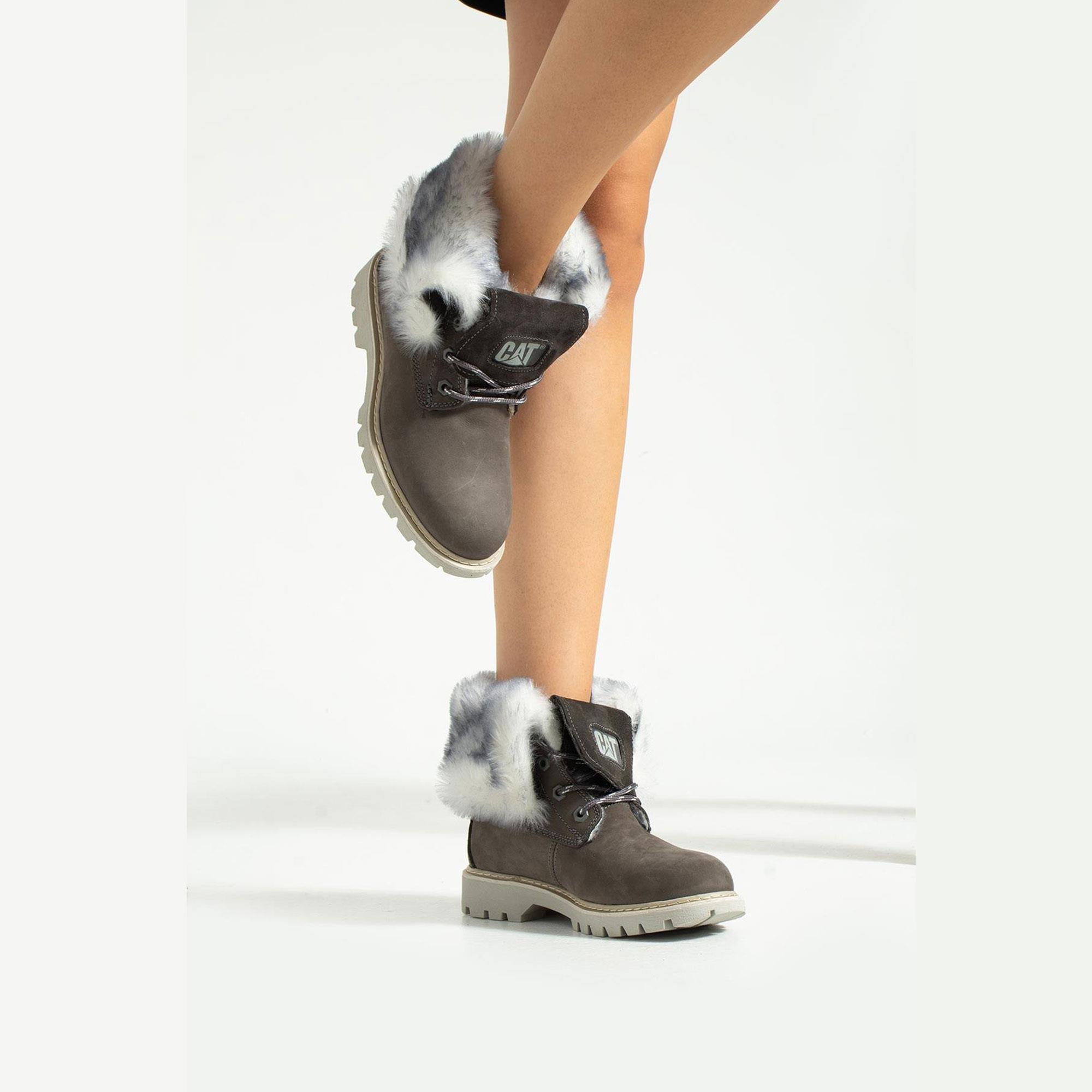 Caterpillar Utah Fur Kadın Bot - Görsel 4