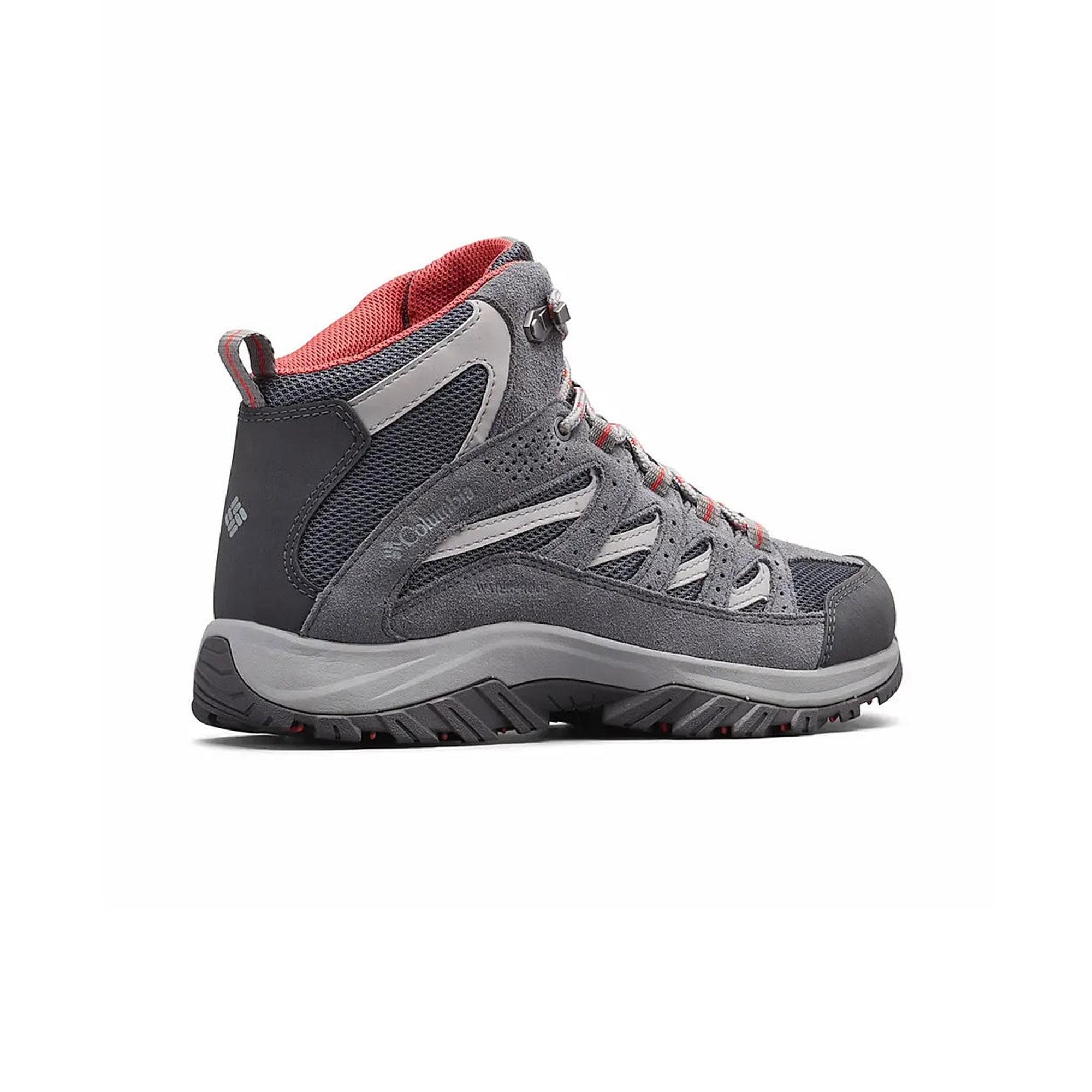 Columbia Womens Grey Crestwood Mid Kadın Outdoor Ayakkabı - Görsel 3