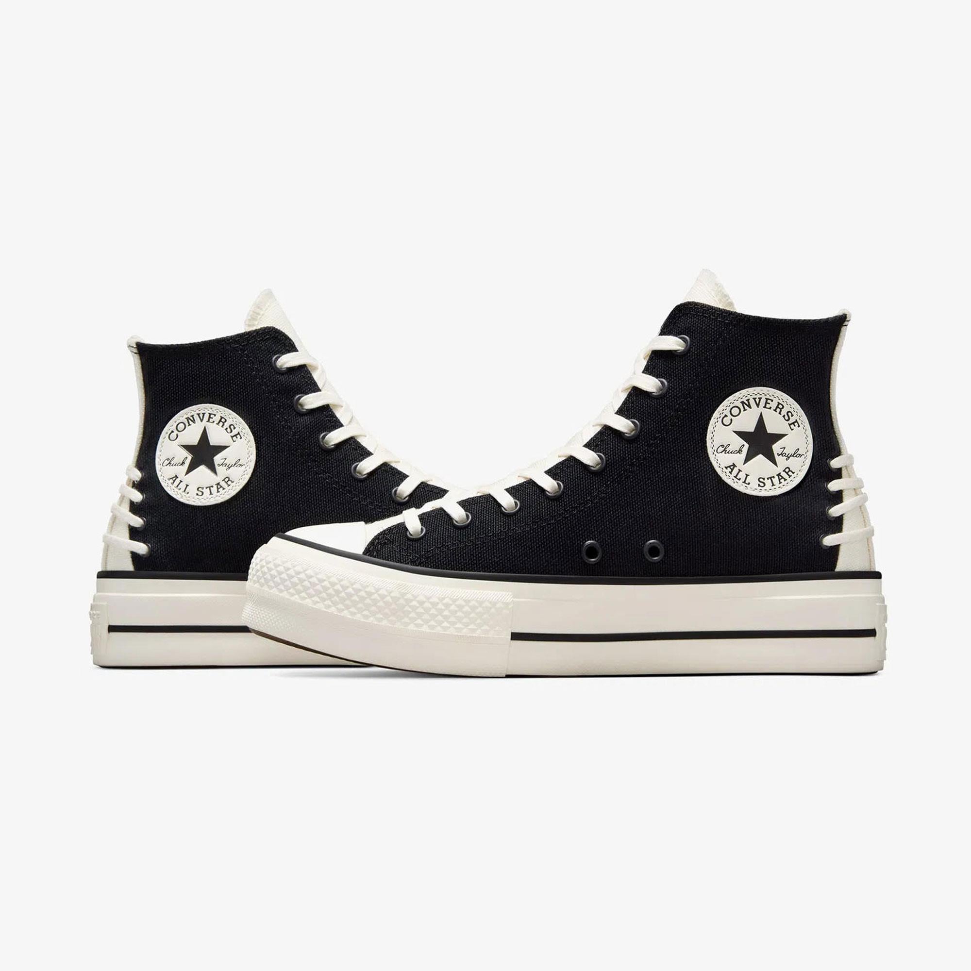 Converse Chuck Taylor All Star Crafted Laces Lift Platform Kadın Günlük Spor Ayakkabı