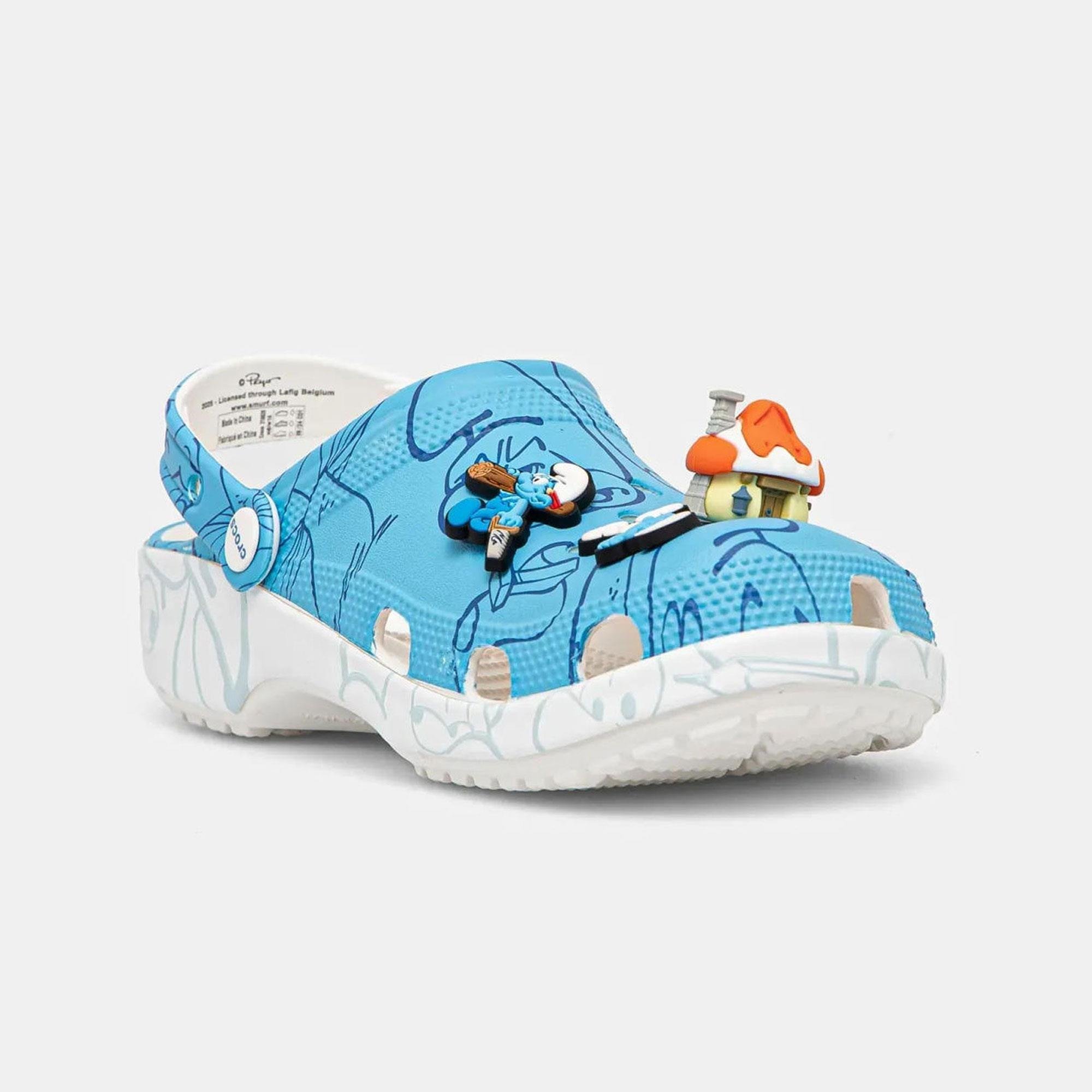 Crocs Smurfs Classic Çocuk Terlik - Görsel 3