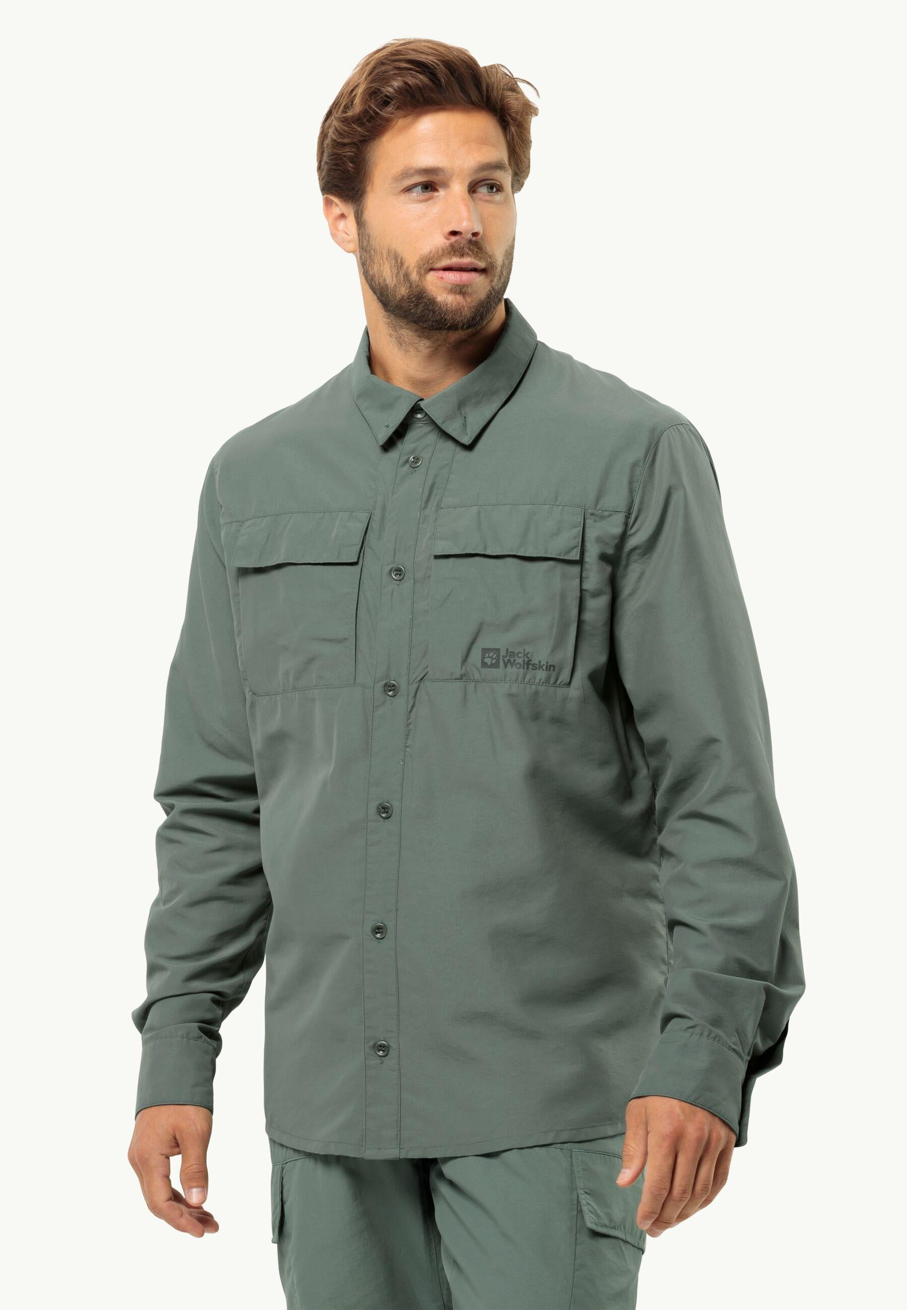 Jack Wolfskin Barrier L/S Erkek Gömlek