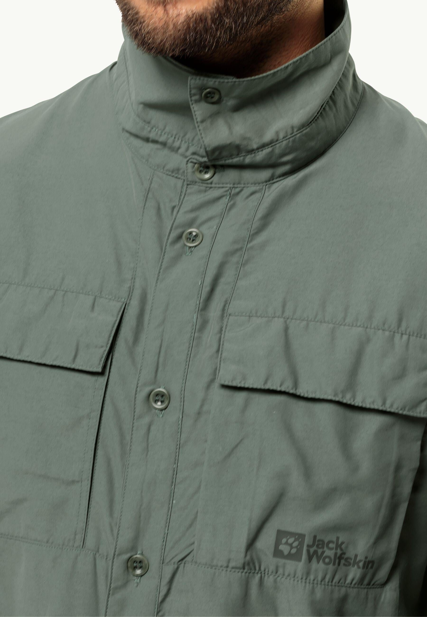 Jack Wolfskin Barrier L/S Erkek Gömlek