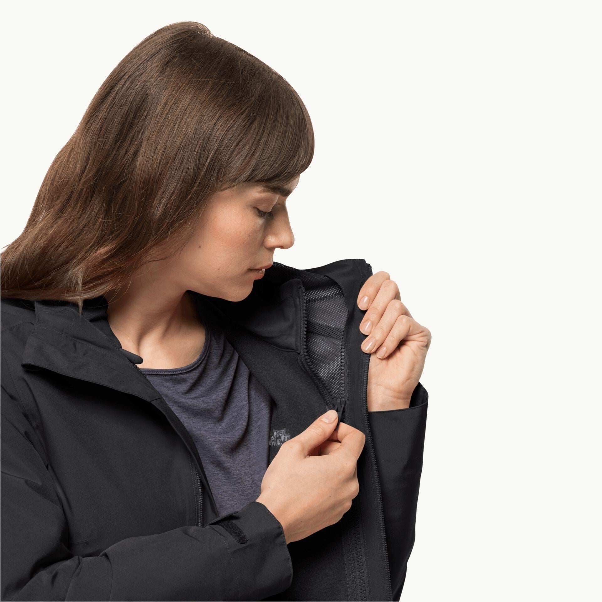 Jack Wolfskin Moonrise 3in1 Kadın Mont