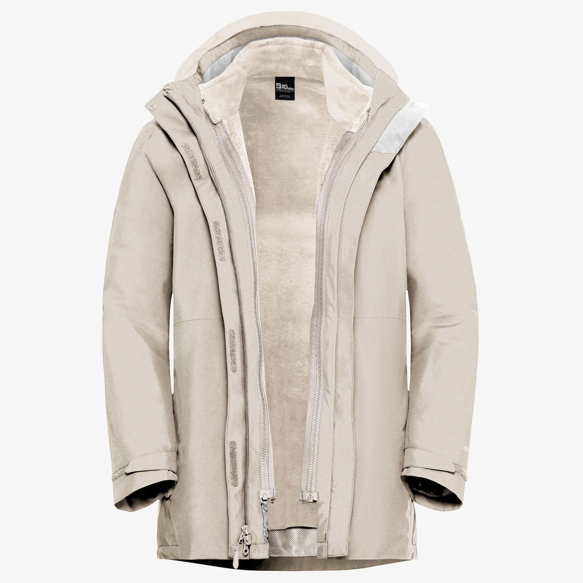 Jack Wolfskin Rotwand 3IN1 Kadın Mont