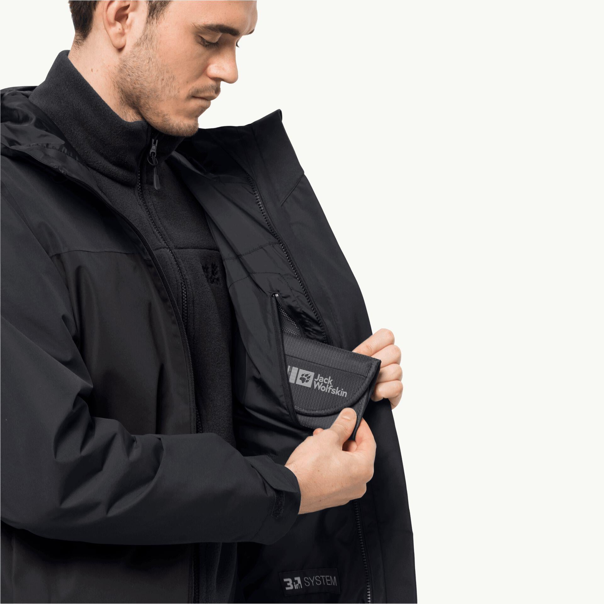 Jack Wolfskin Taubenberg 3IN1 Erkek Mont