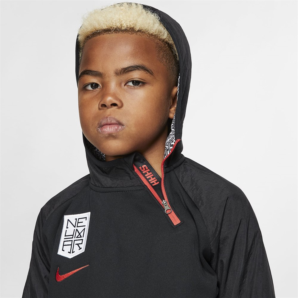 Nike Neymar Jr. Dry Hoodie QZ Çocuk Sweatshirt