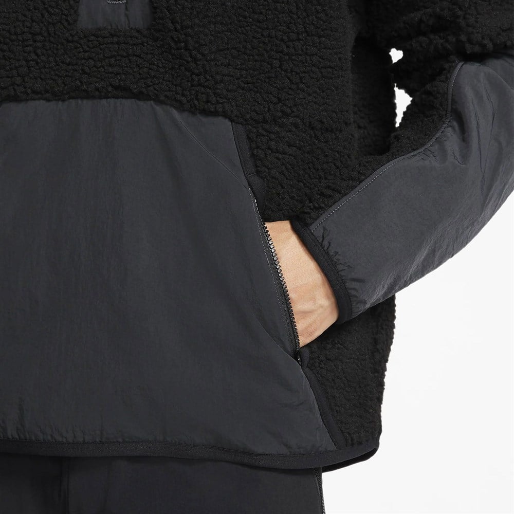 Nike Sportswear 1/2-Zip Sherpa Hoodie Erkek Sweatshirt