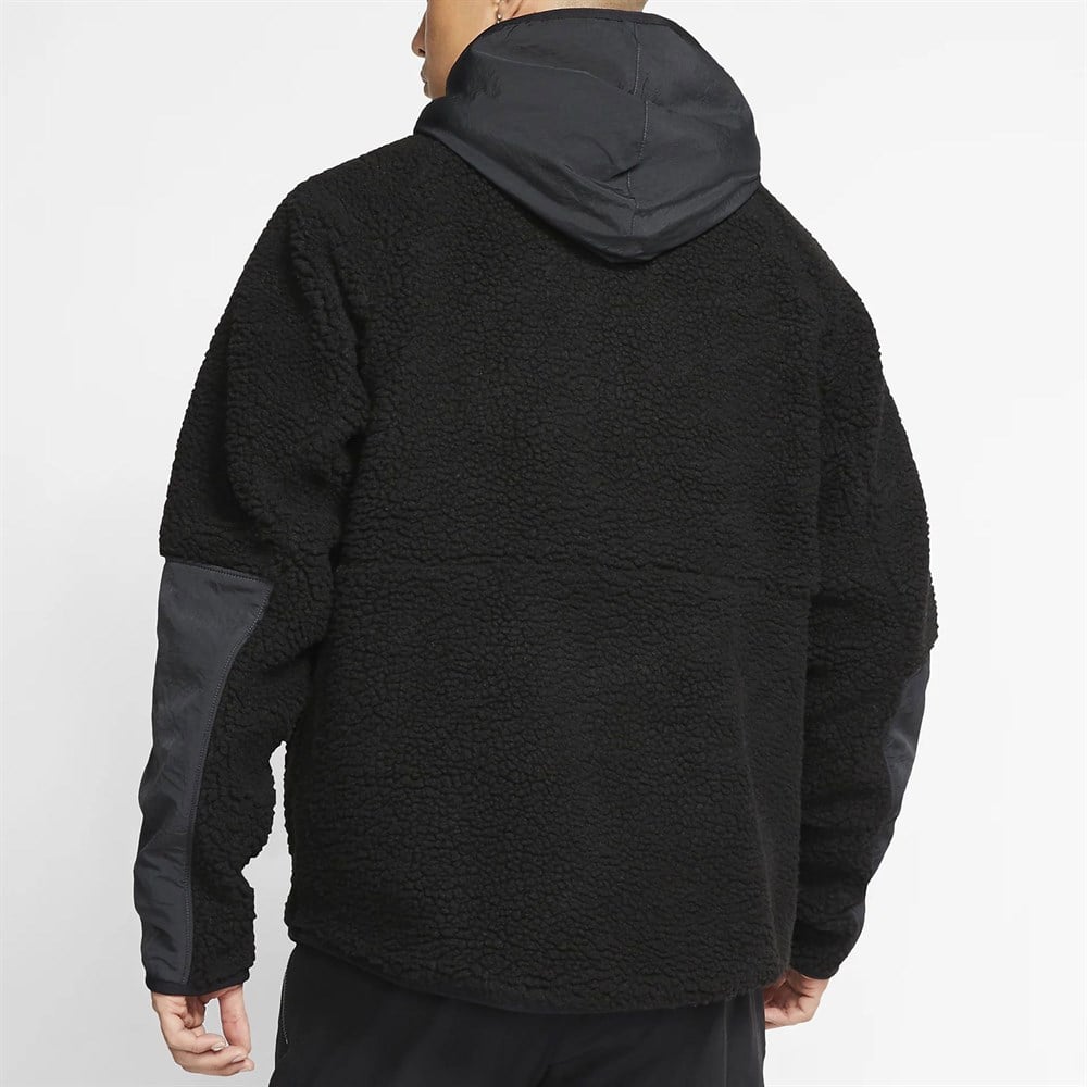 Nike Sportswear 1/2-Zip Sherpa Hoodie Erkek Sweatshirt