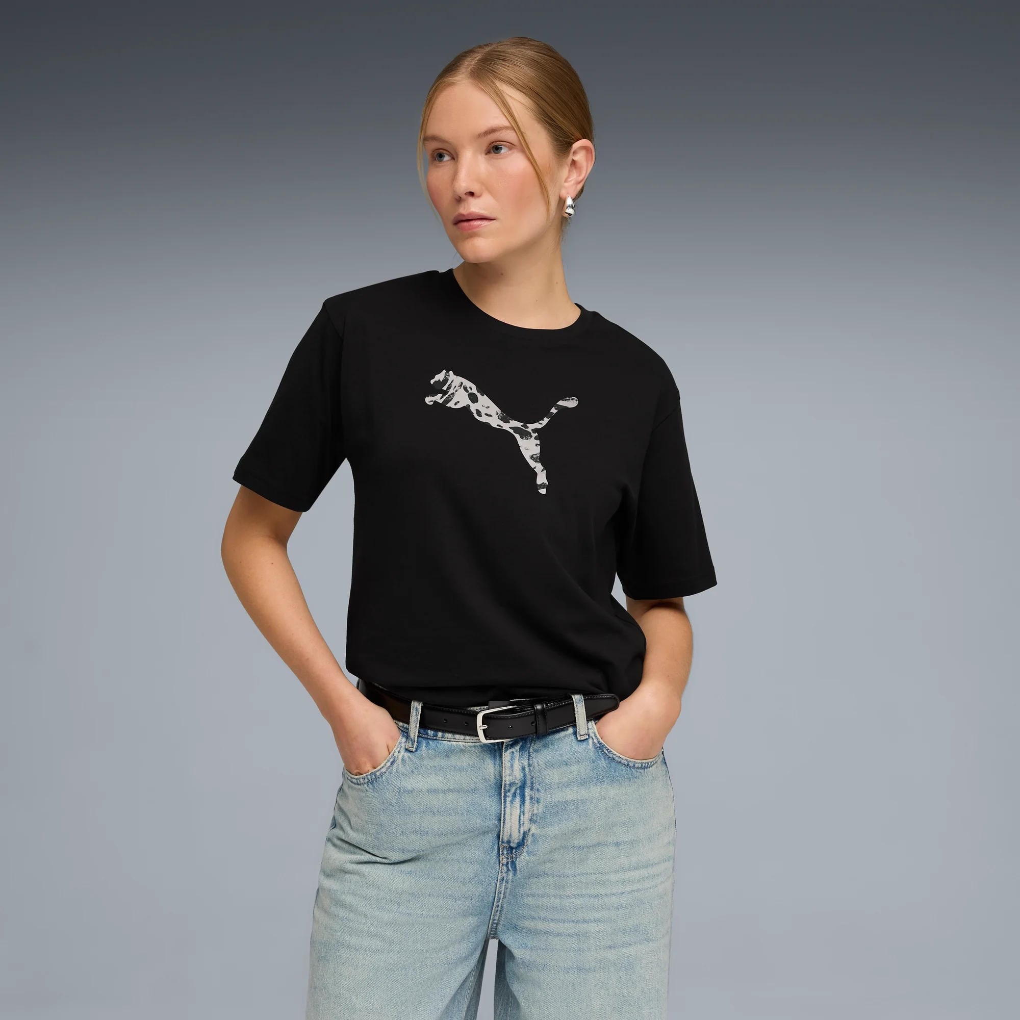 Puma Essentials Graphics Animal Kadın Tişört