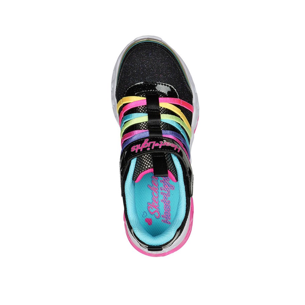 Skechers Flutter Heart Lights Rainbow Bestie Çocuk Günlük Spor Ayakkabı - Görsel 3