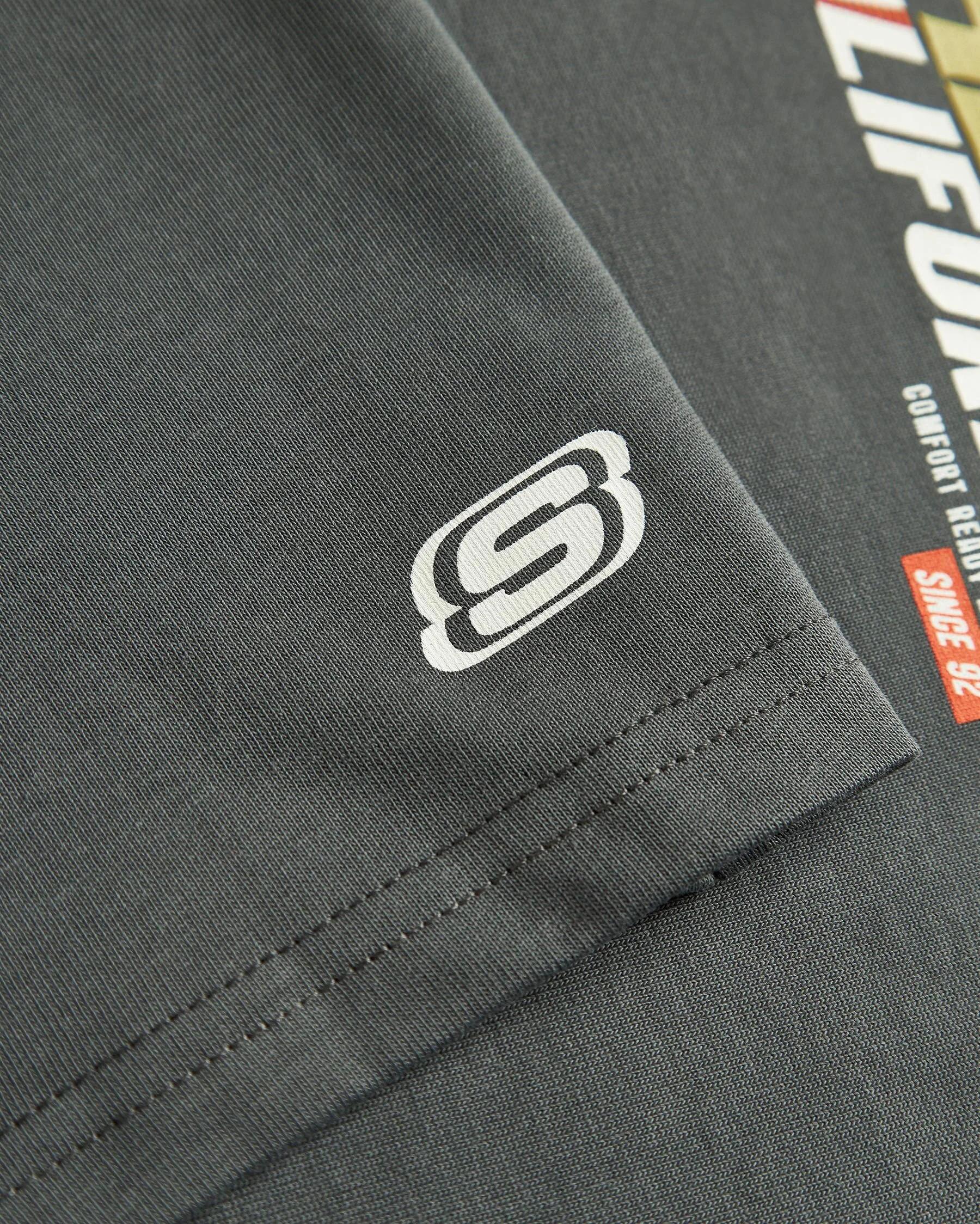 Skechers Graphic Tee Heavy Weight Oversize Erkek Tişört