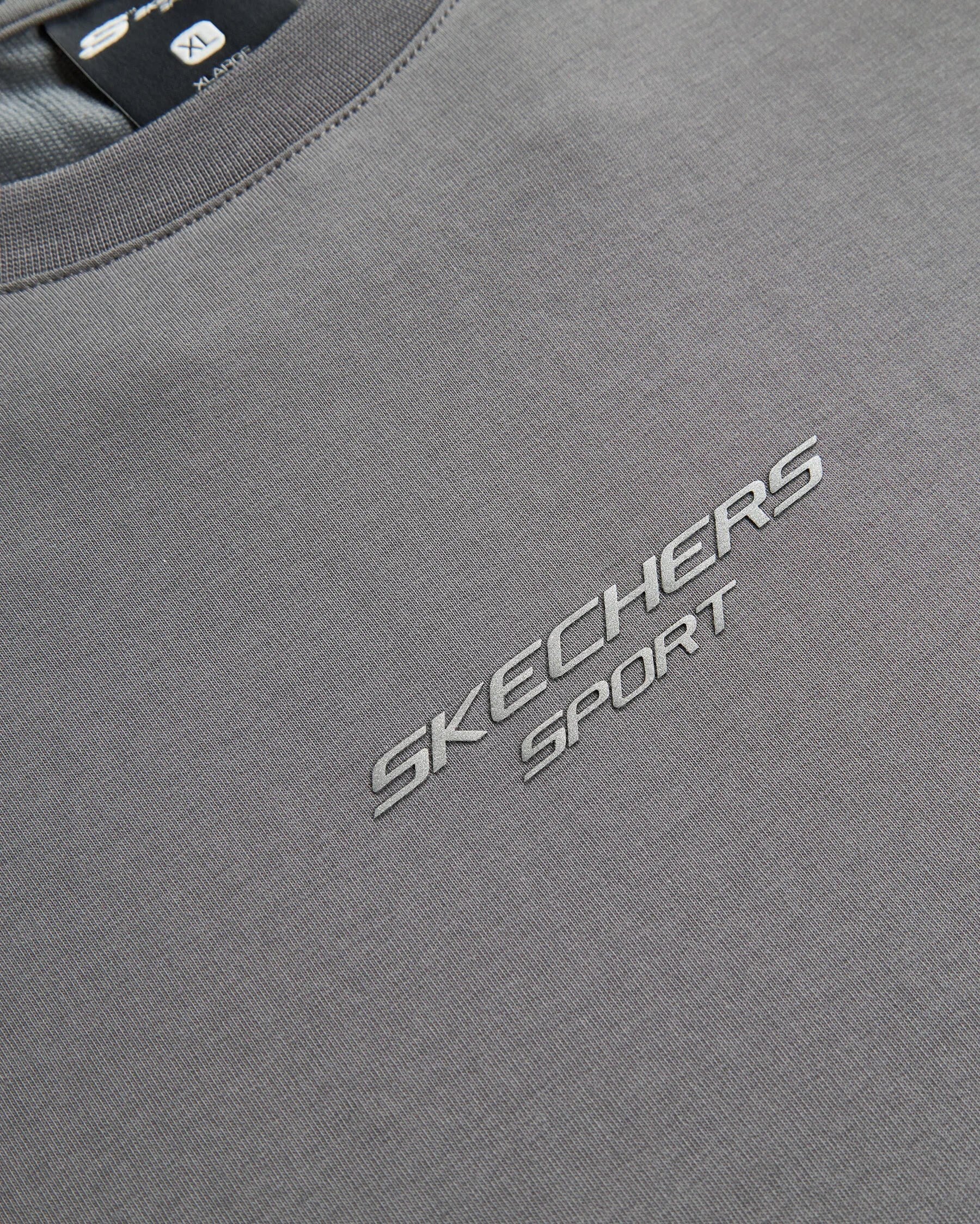Skechers M Graphic Tee Reflect Logo Oversize Erkek Tişört