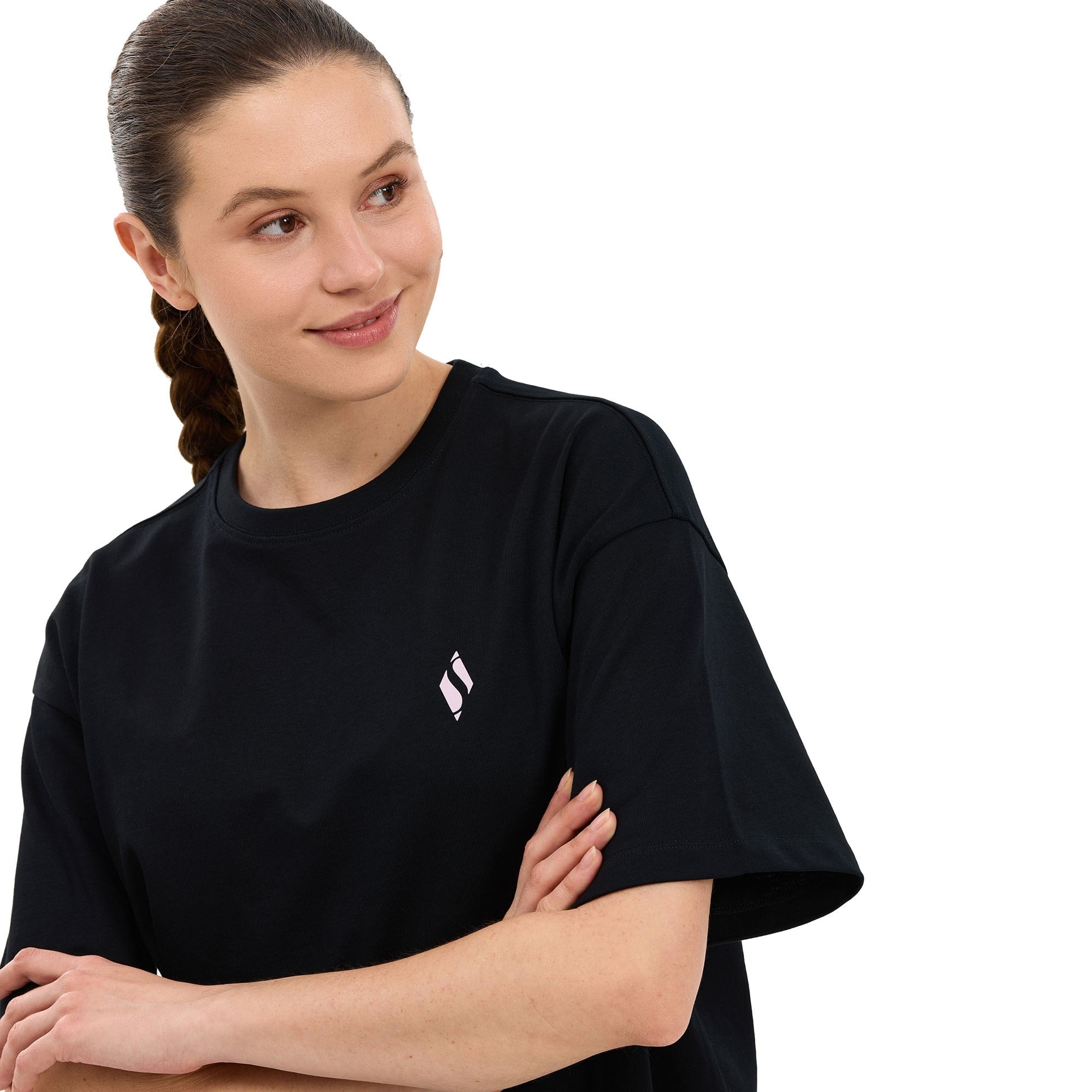 Skechers Oversize Fit Graphic Kadın Tişört