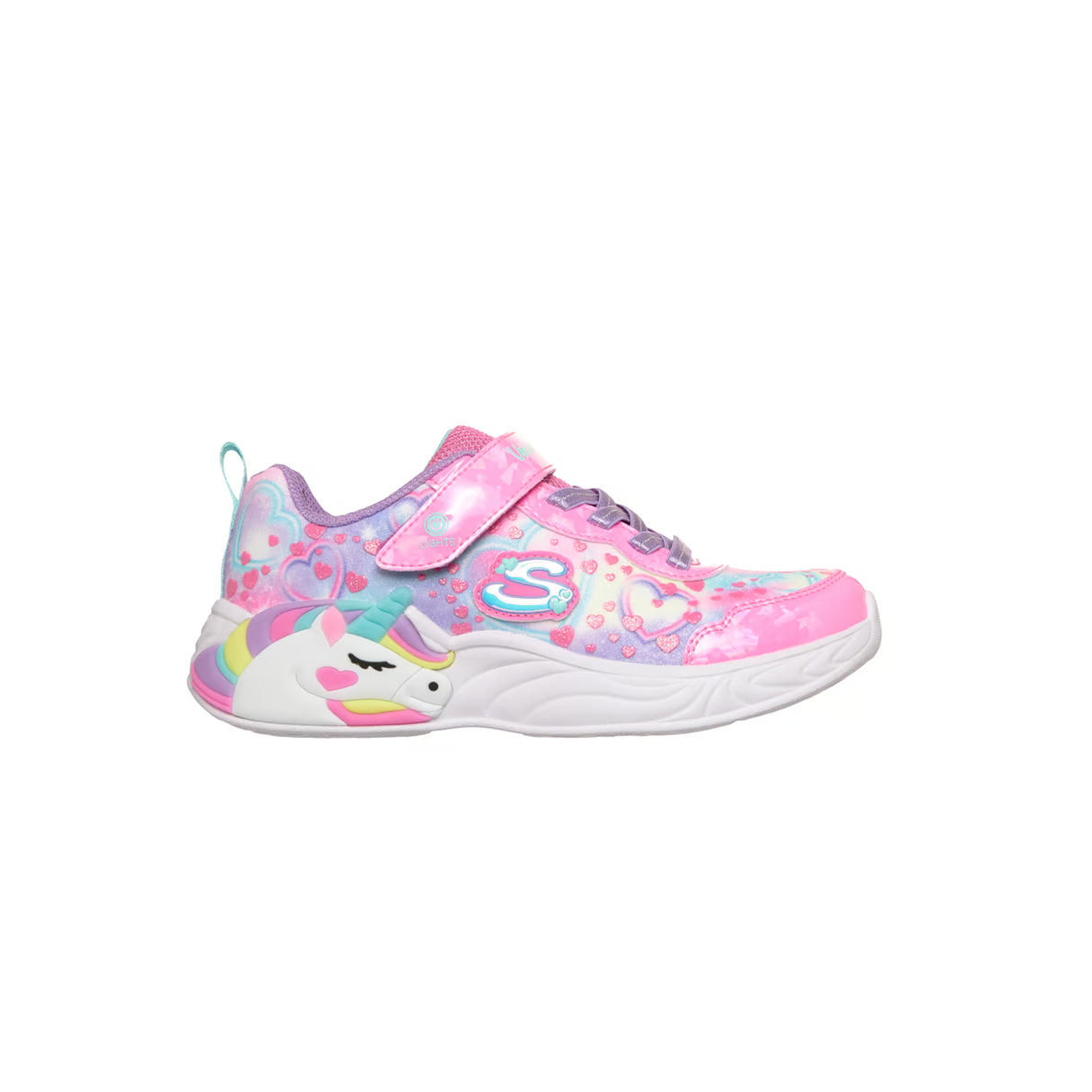 Skechers Skechers Pembe Unicorn Dreams Heart Sparkles Çocuk Günlük Spor Ayakkabı Dalkılıç Spor'da! Pembe - 2. görsel