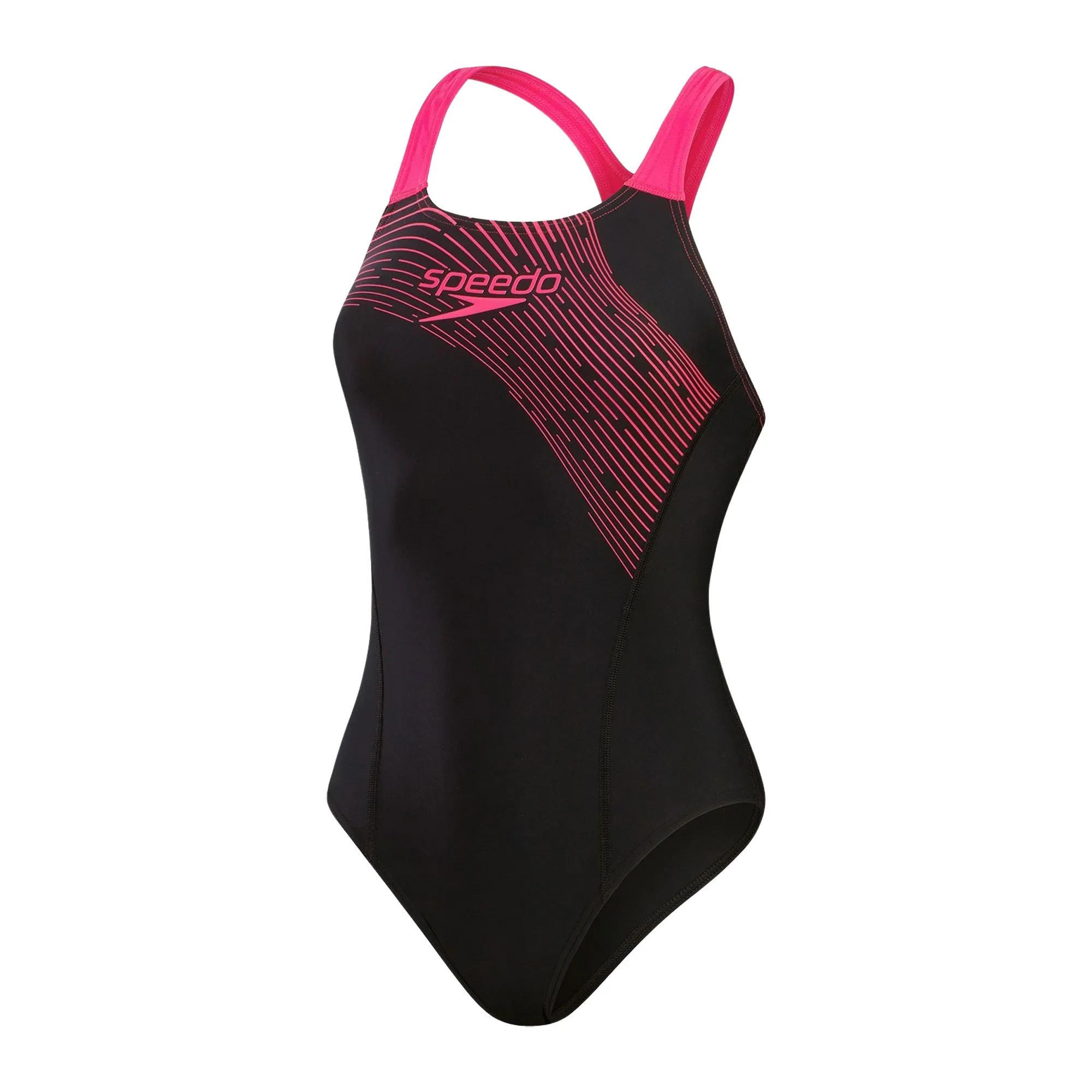 Speedo Medley Logo Kadın Yüzücü Mayosu