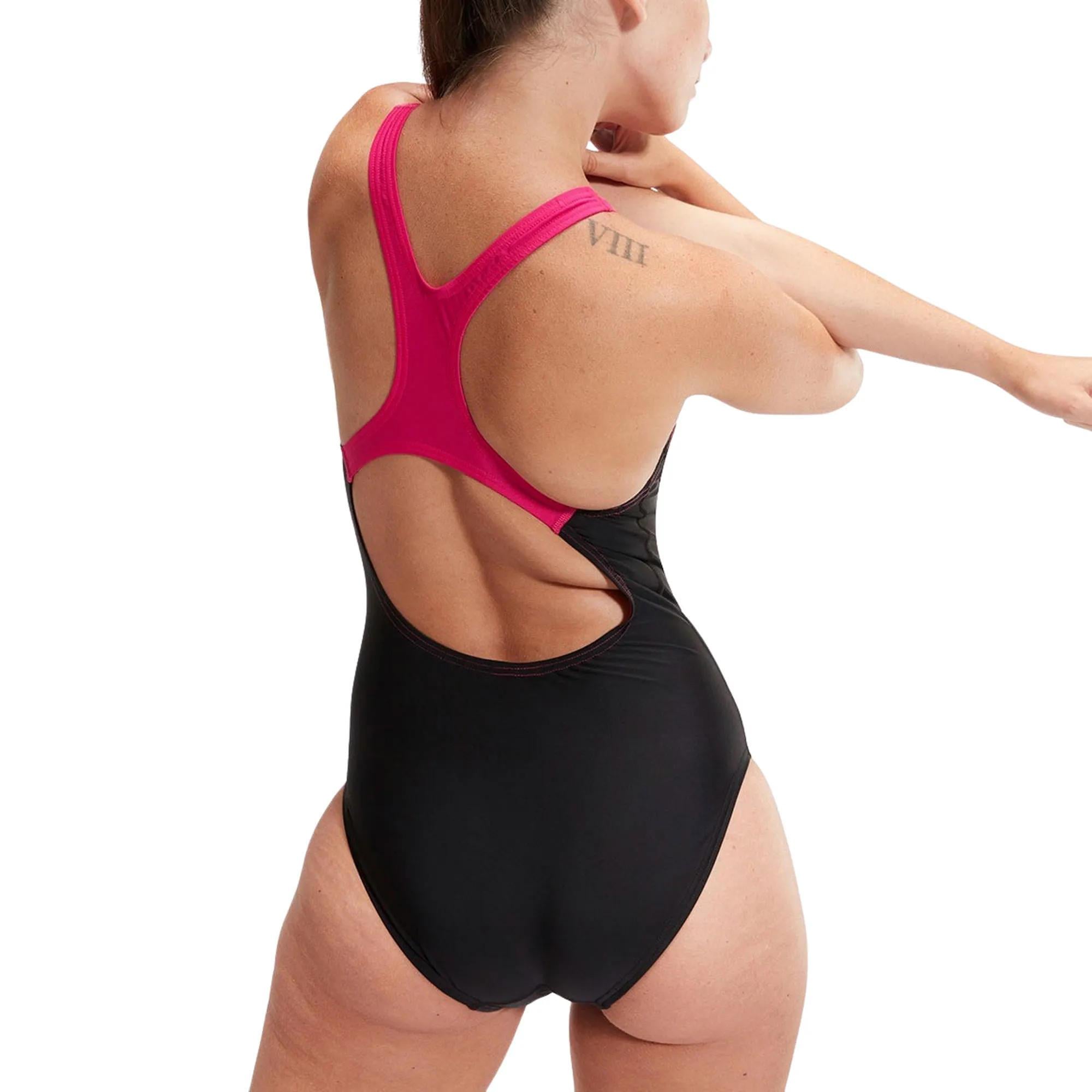 Speedo Medley Logo Kadın Yüzücü Mayosu