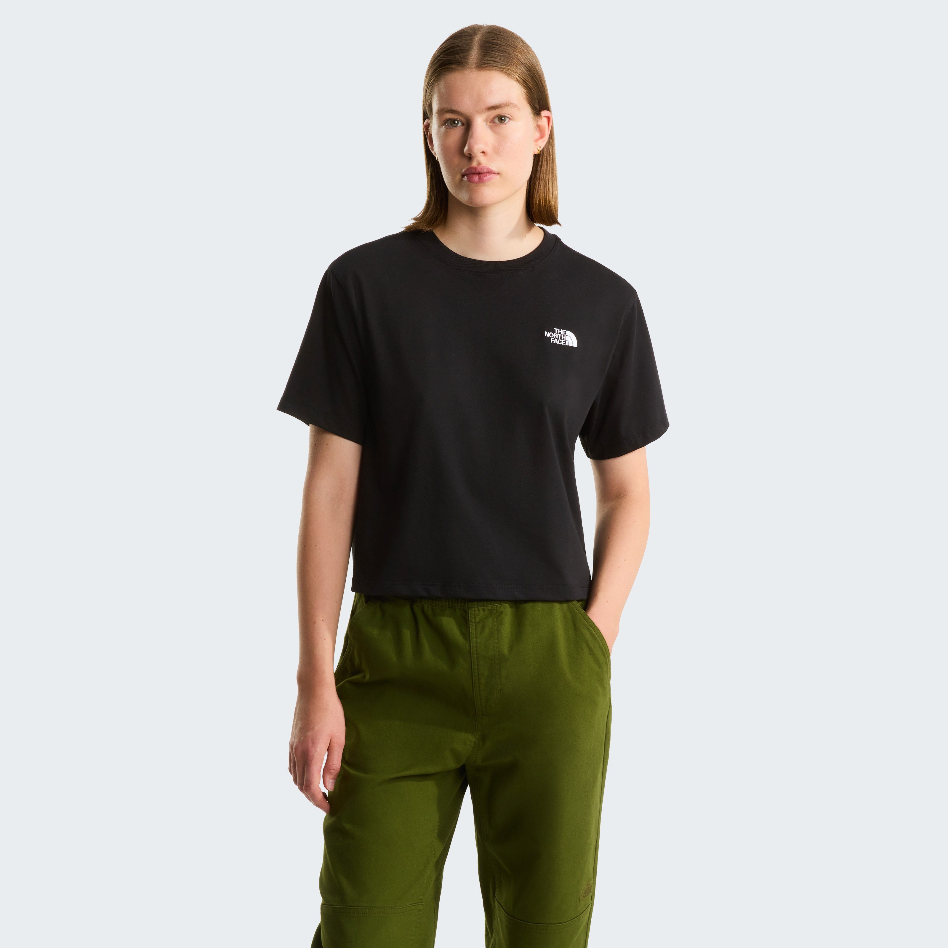The North Face Evolution Simple Dome Crop Rlx SS Kadın Tişört