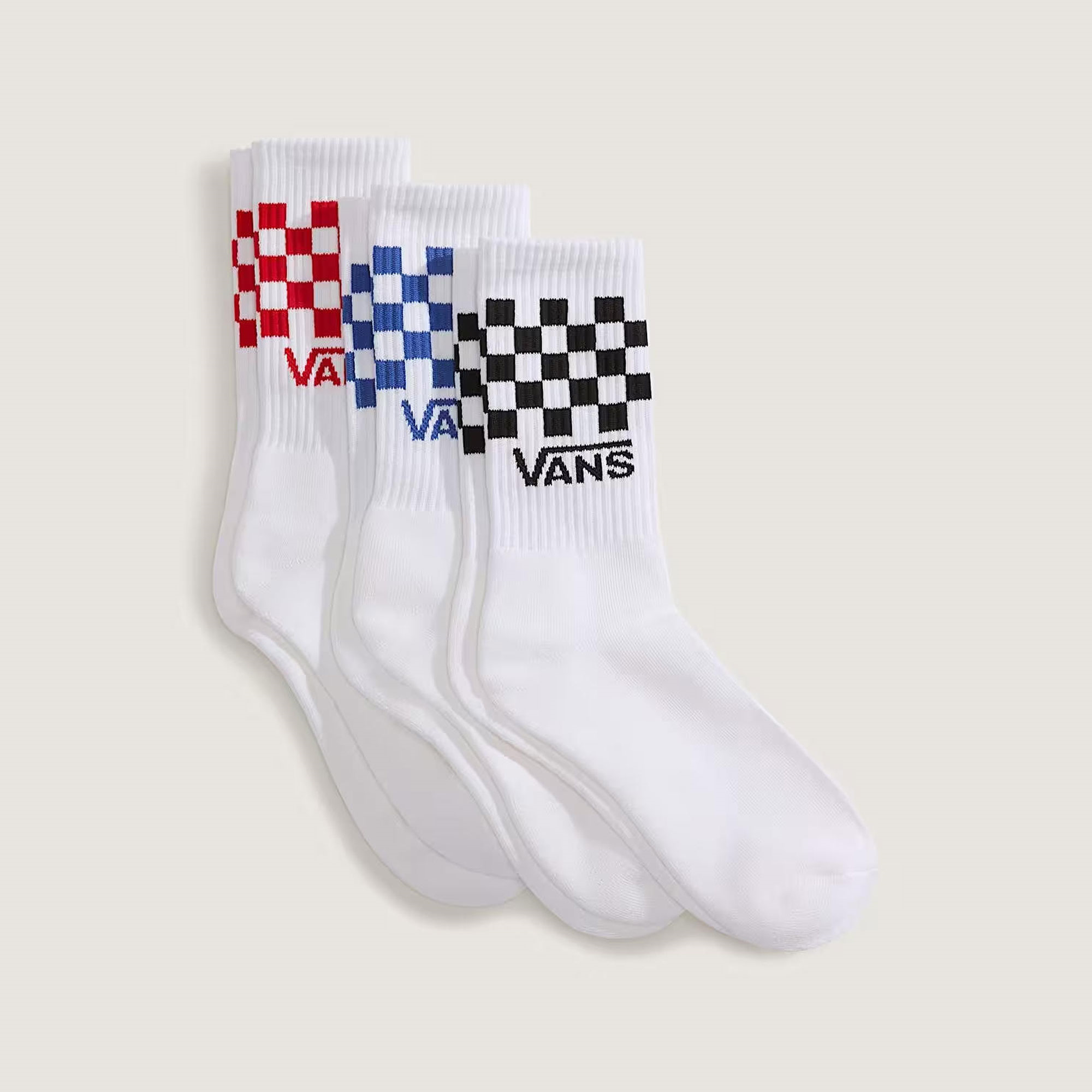 Vans Classic Check Crew 3P Çorap
