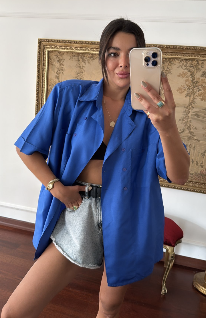  Vintage Cobalt Gömlek