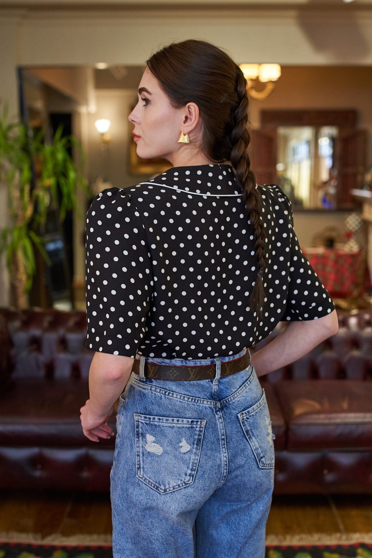 Gabriella Puanlı Bluz