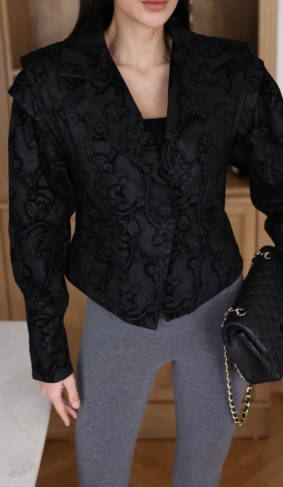 Özel Dikim Siyah Ceket