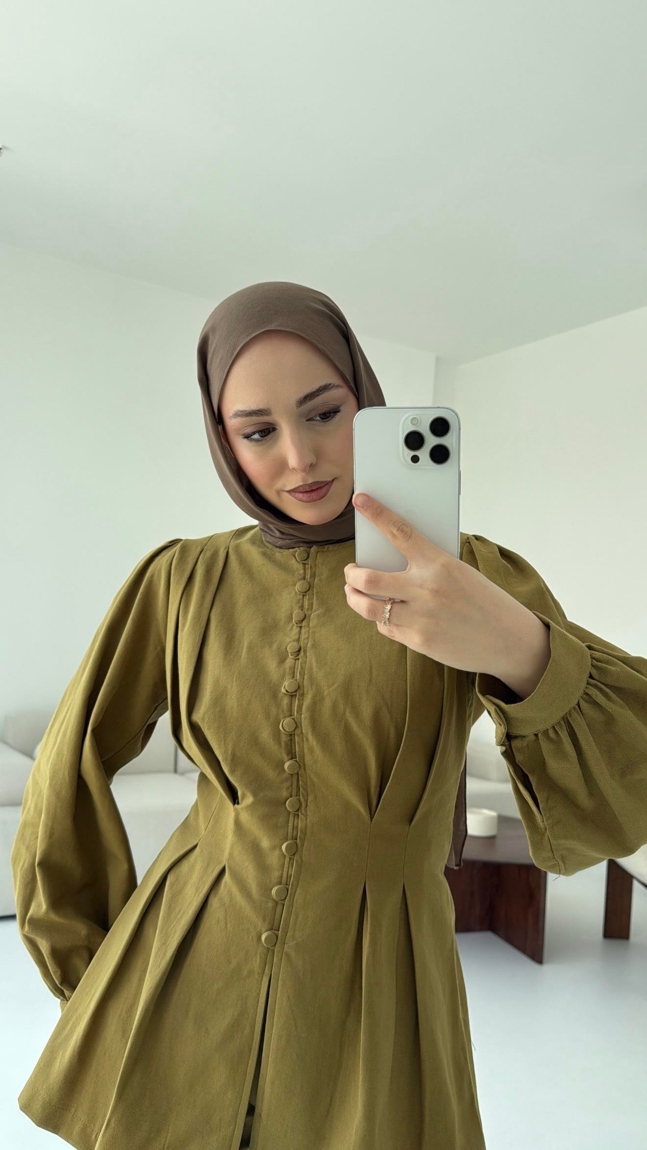 Beli Pensli Takım Olive
