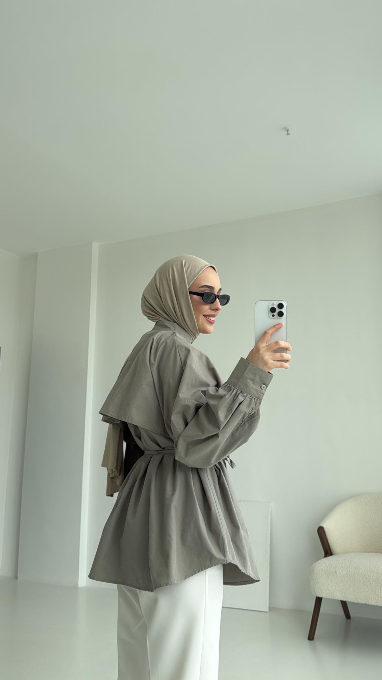 Çağla Bağlamalı Gömlek