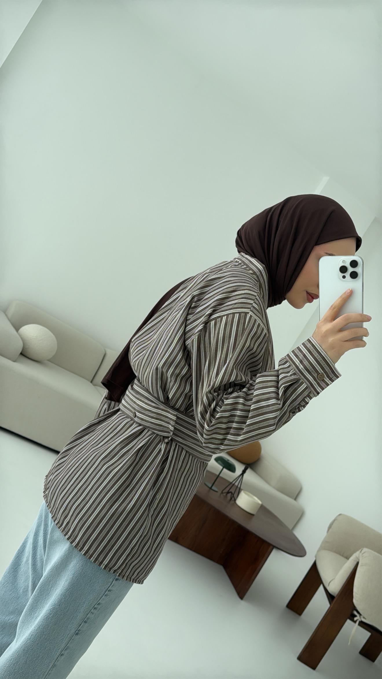 Çizgili Kimono