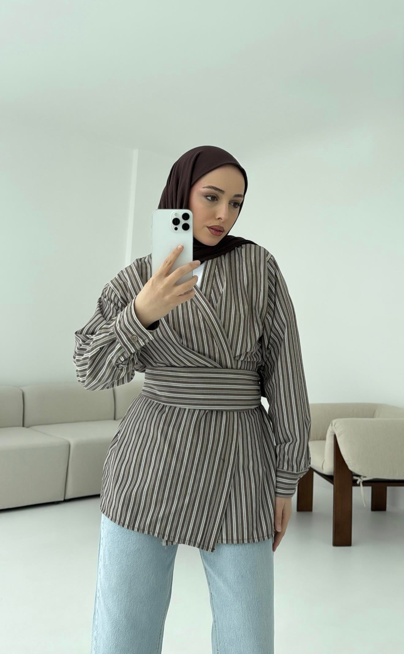 Çizgili Kimono