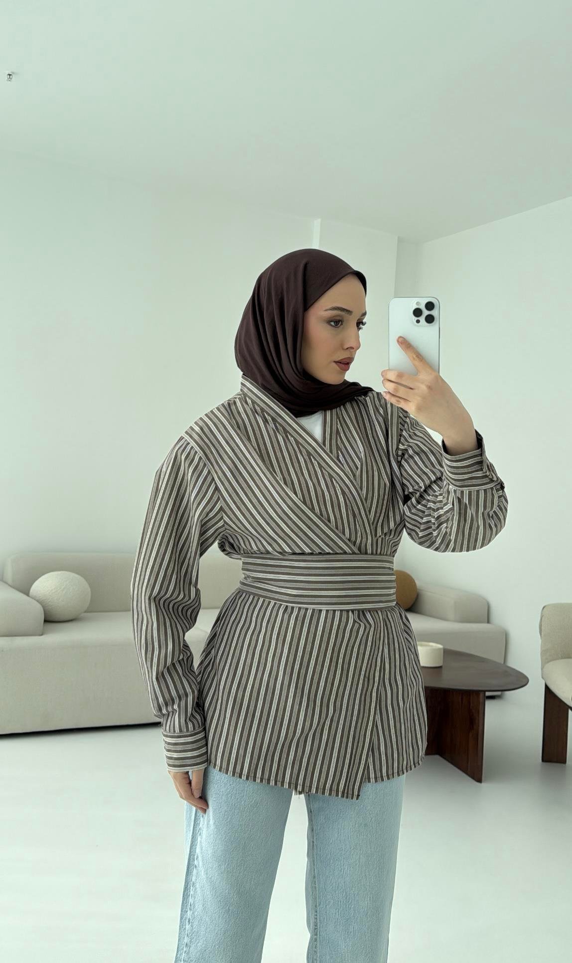 Çizgili Kimono