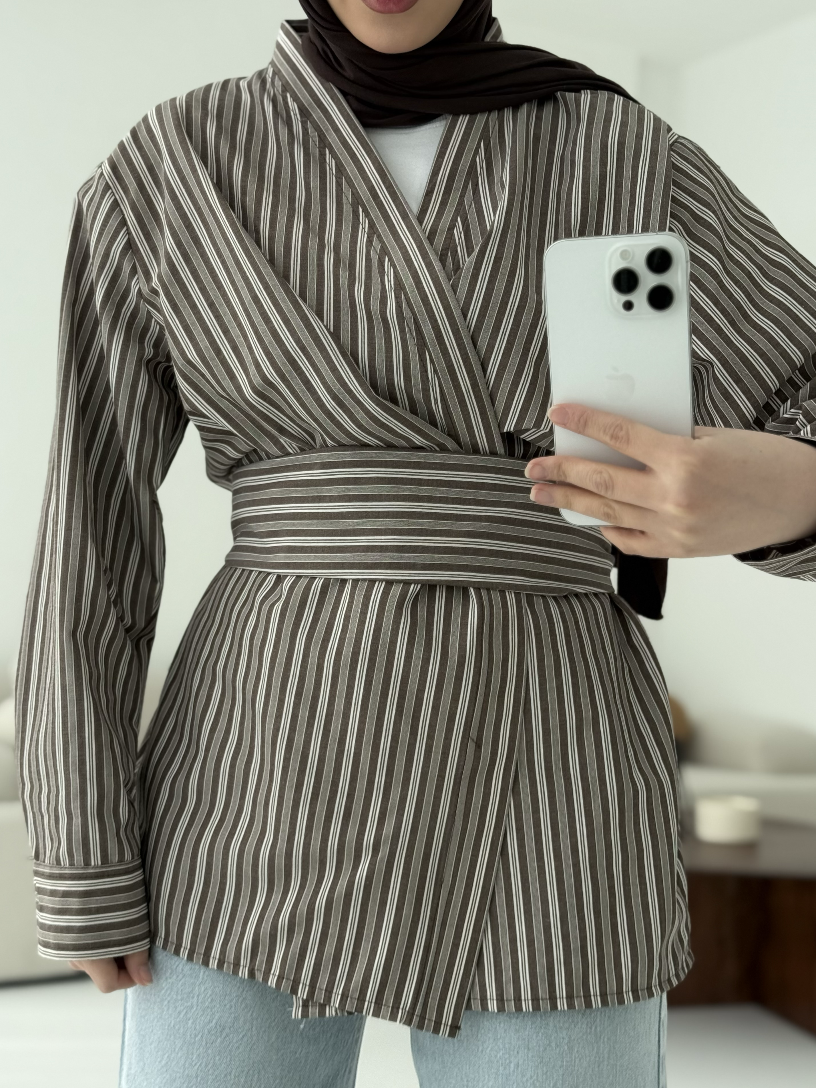Çizgili Kimono