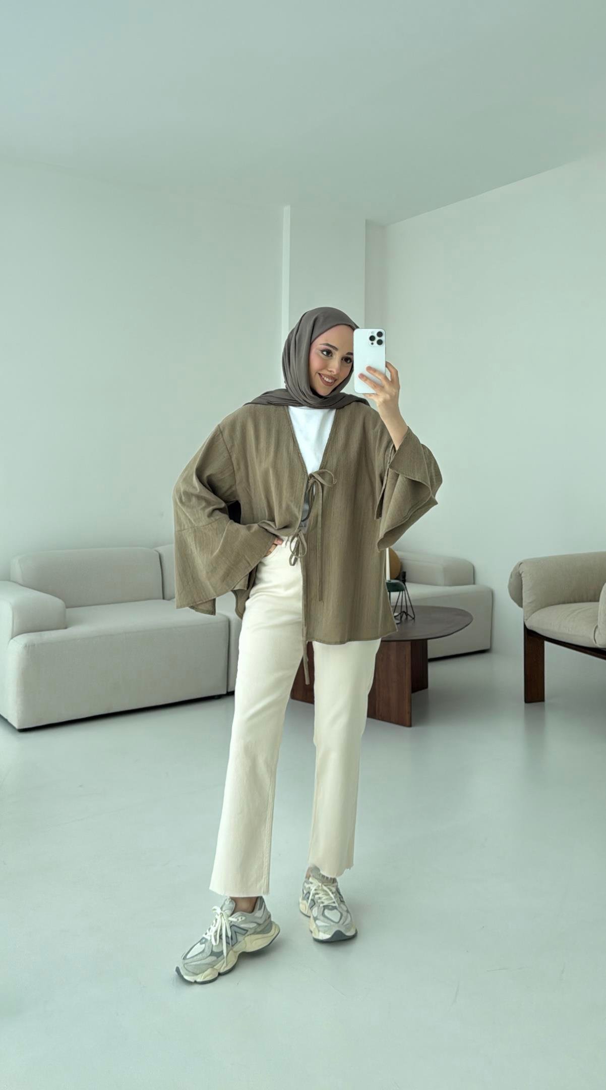 Kol Detay Kimono Haki