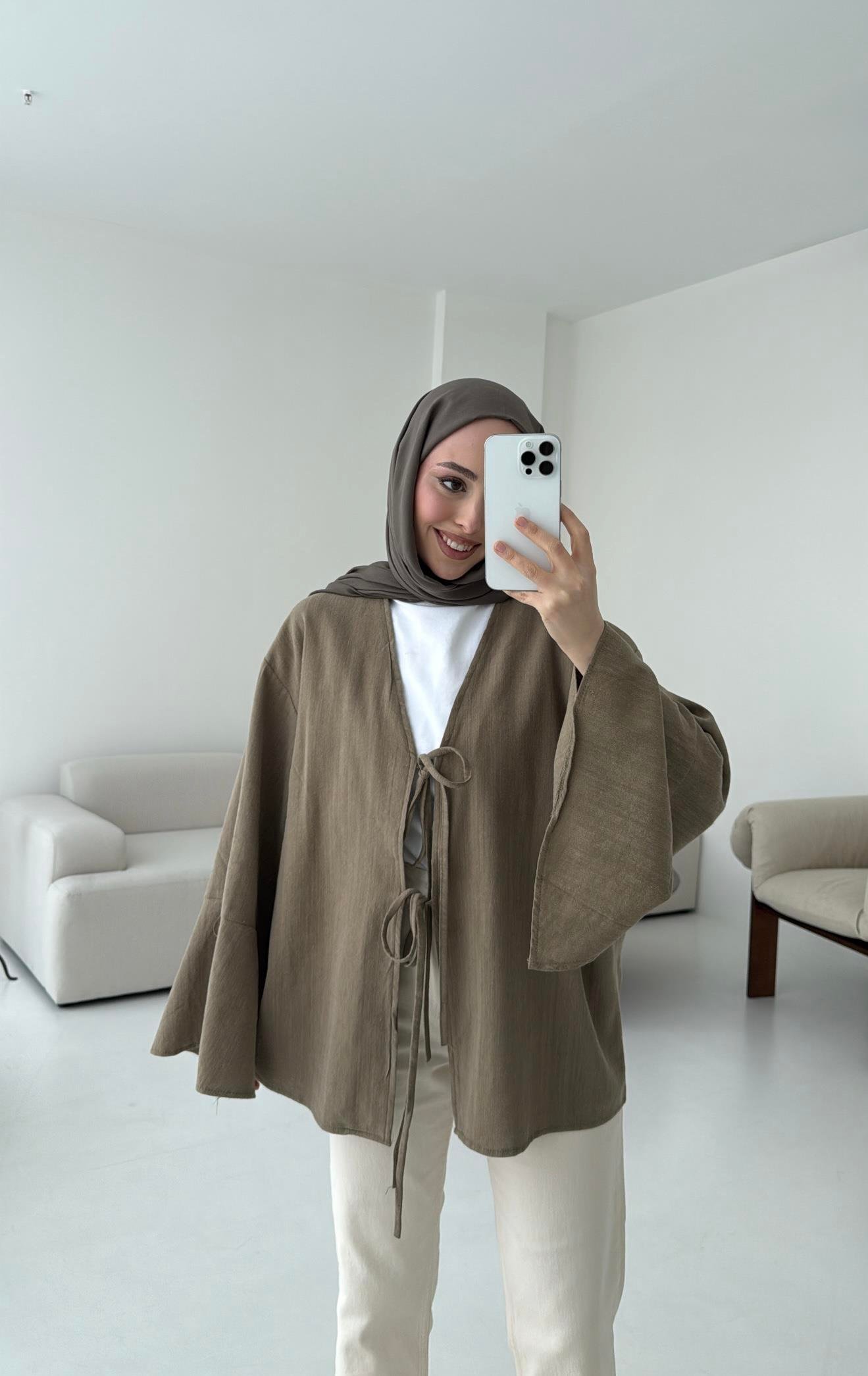 Kol Detay Kimono Haki