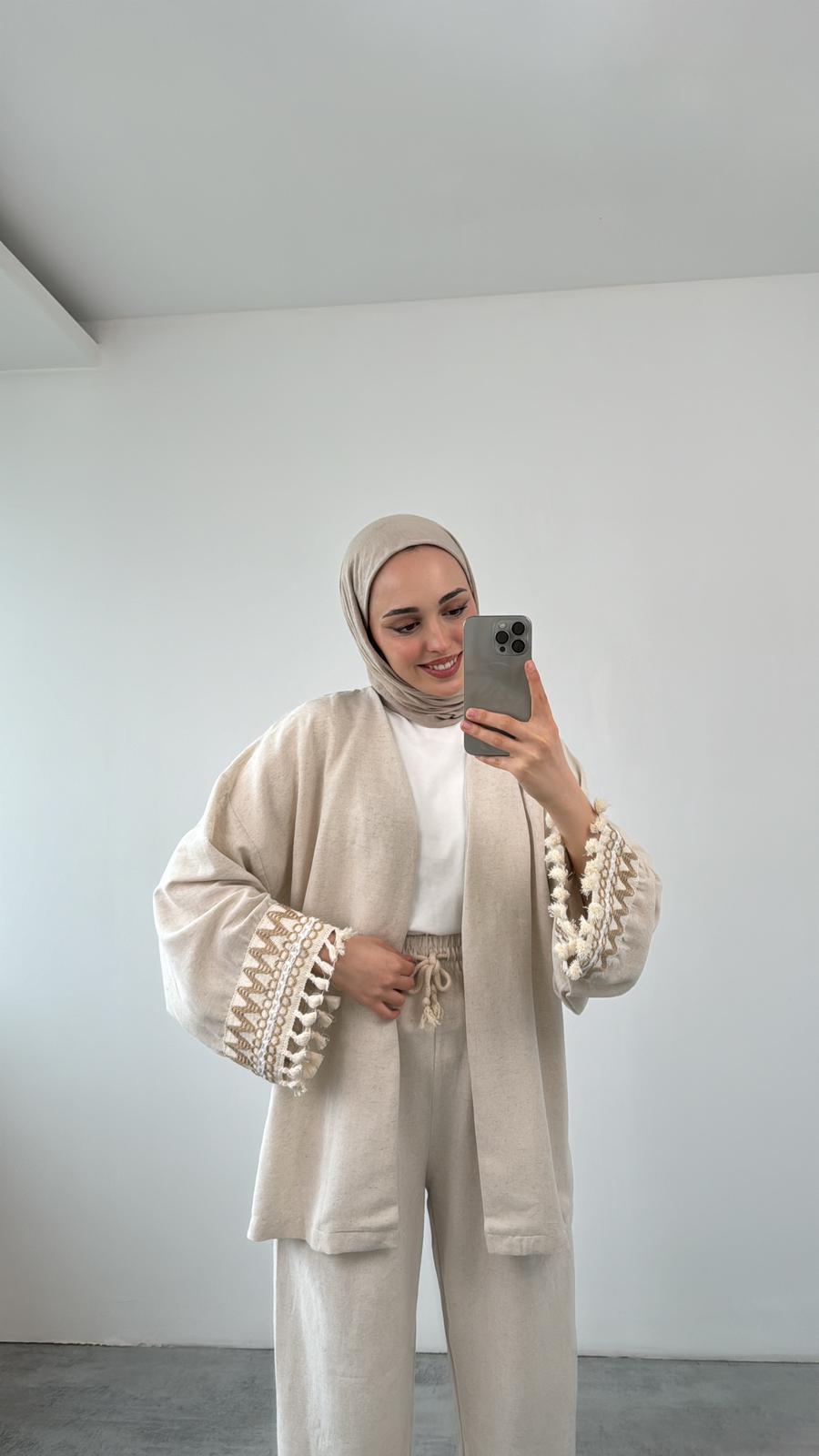 Kol Detaylı Kimono