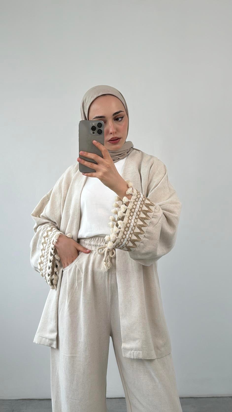 Kol Detaylı Kimono